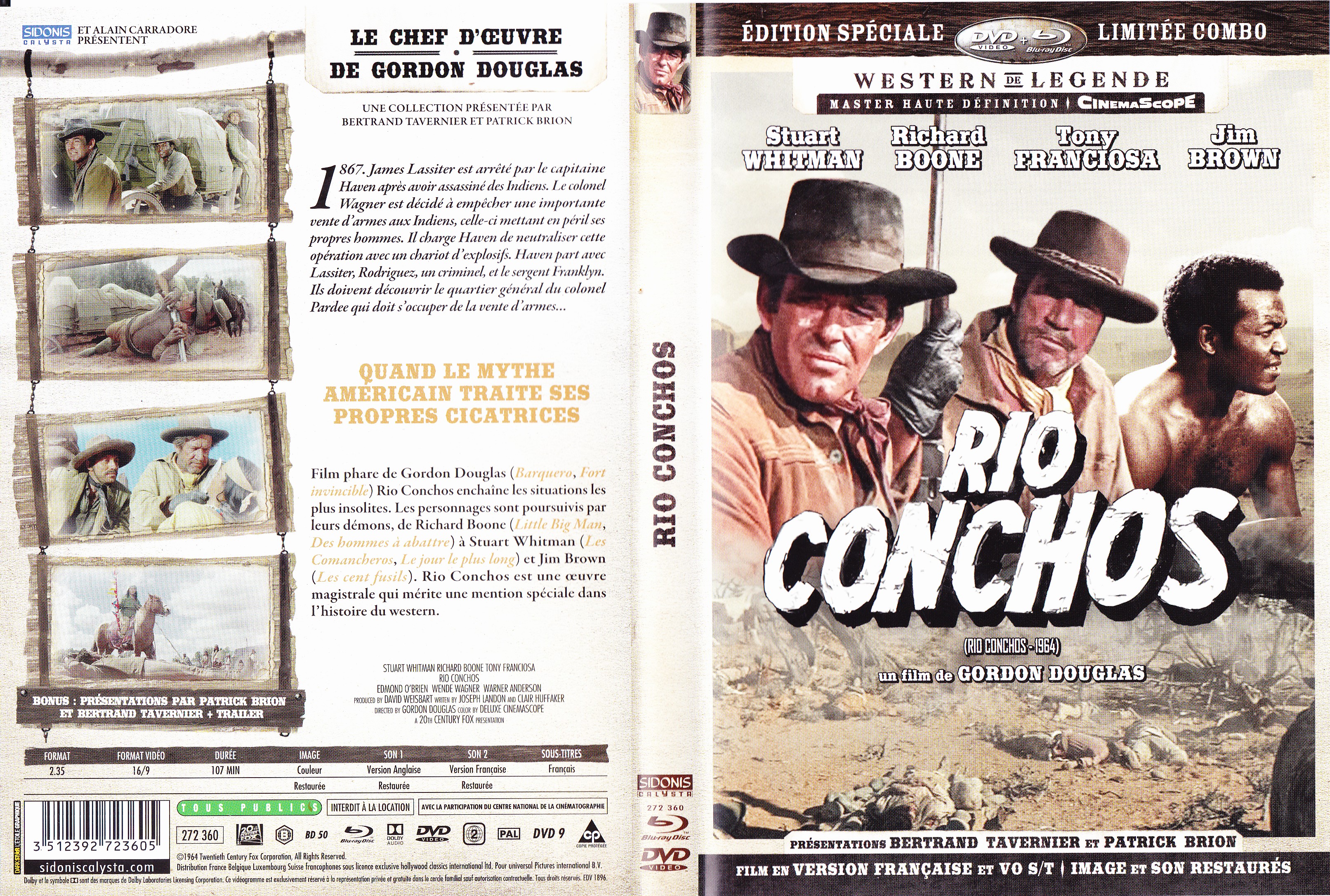 Jaquette DVD Rio conchos (BLU-RAY)