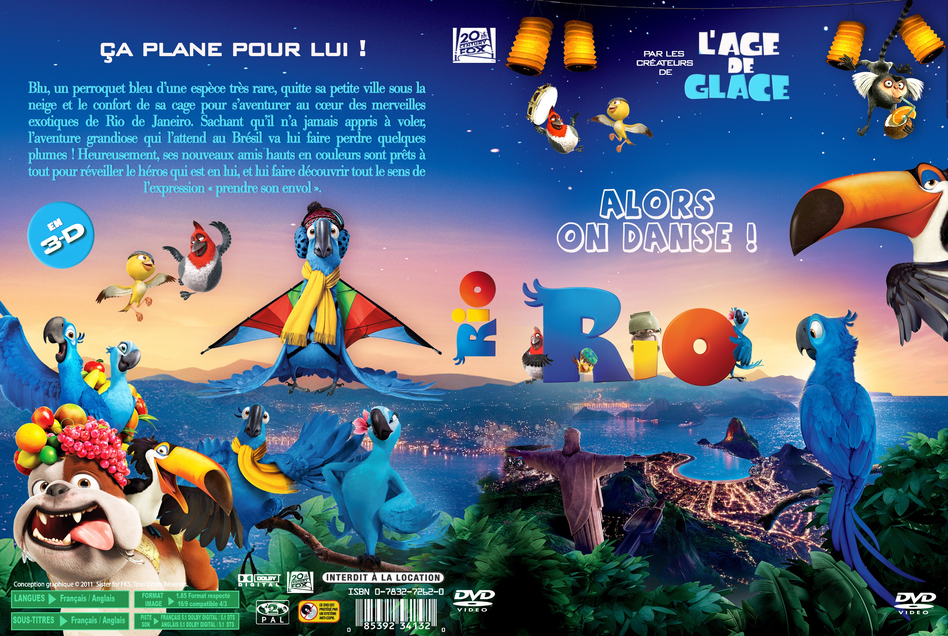 Jaquette DVD Rio custom