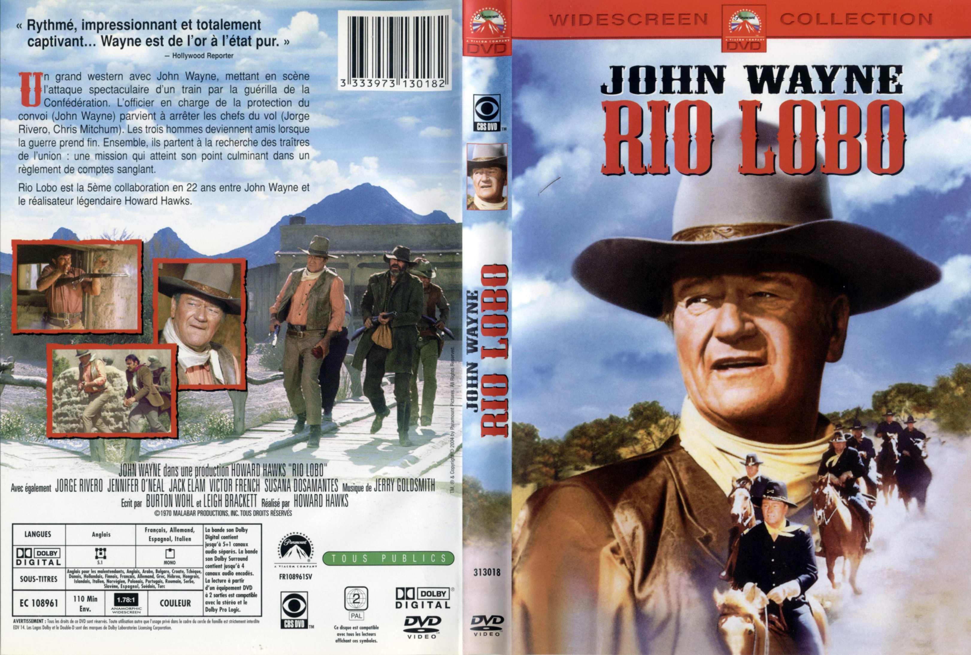 Jaquette DVD Rio lobo