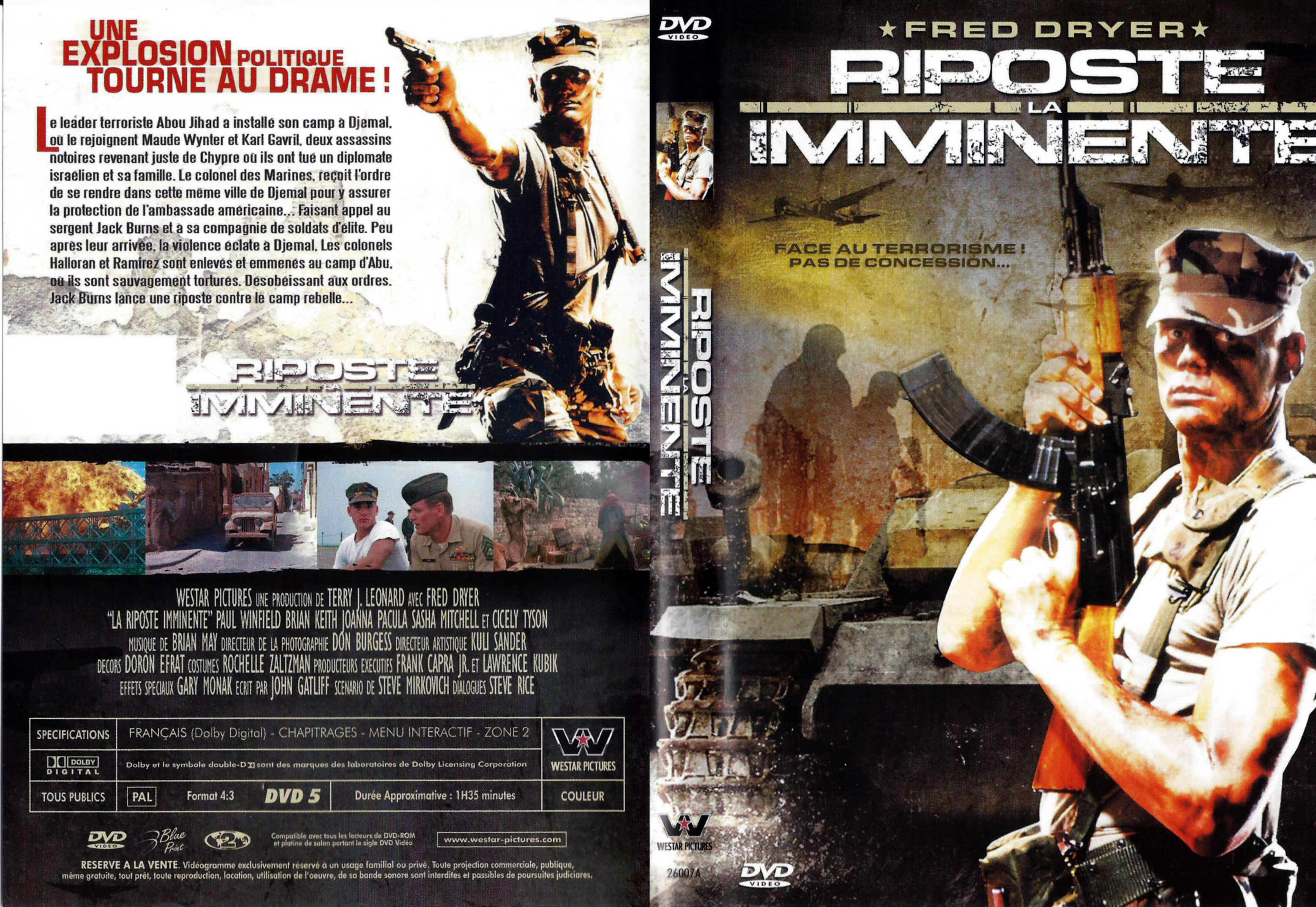 Jaquette DVD Riposte imminente