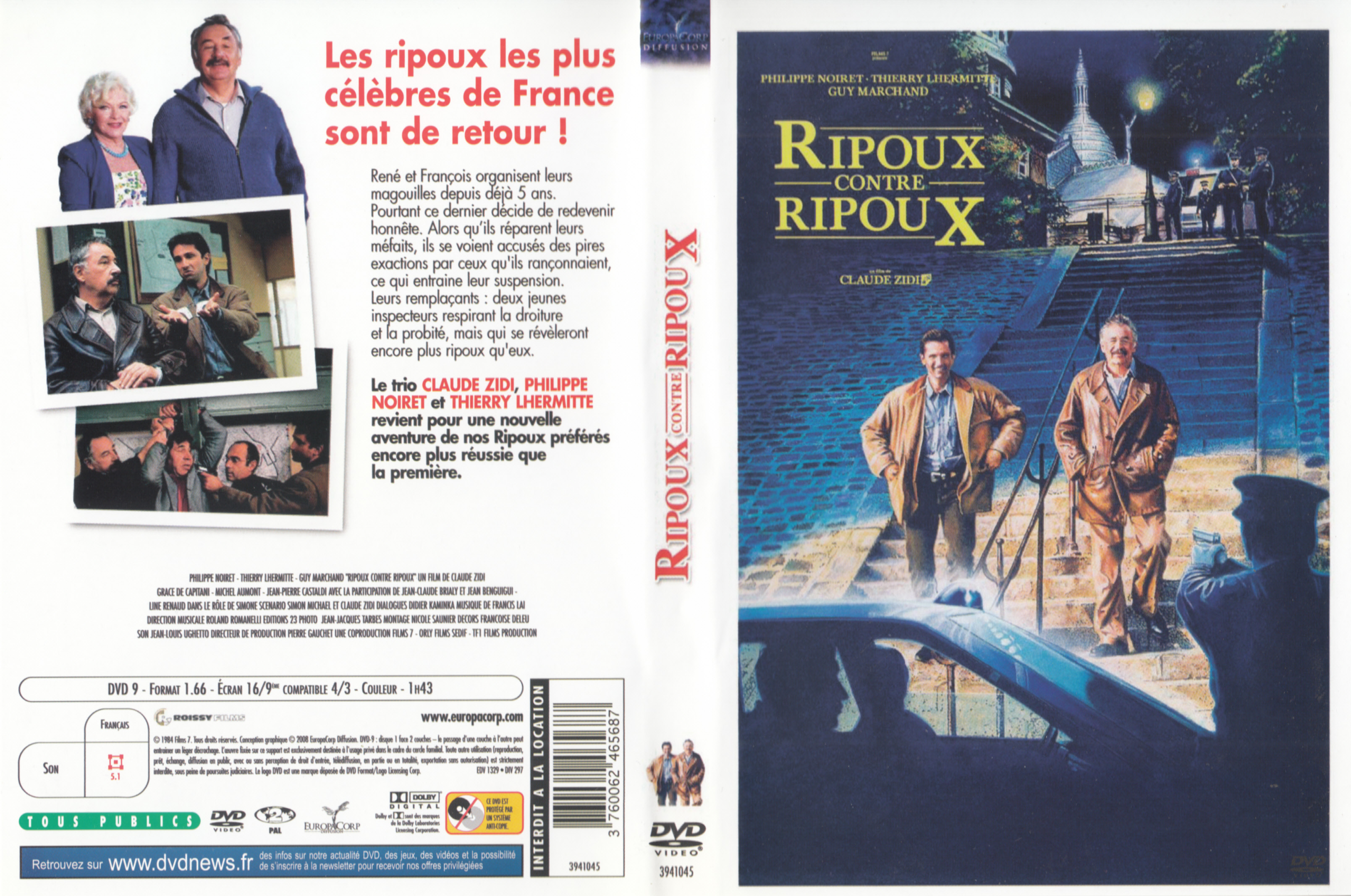 Jaquette DVD Ripoux contre ripoux v2