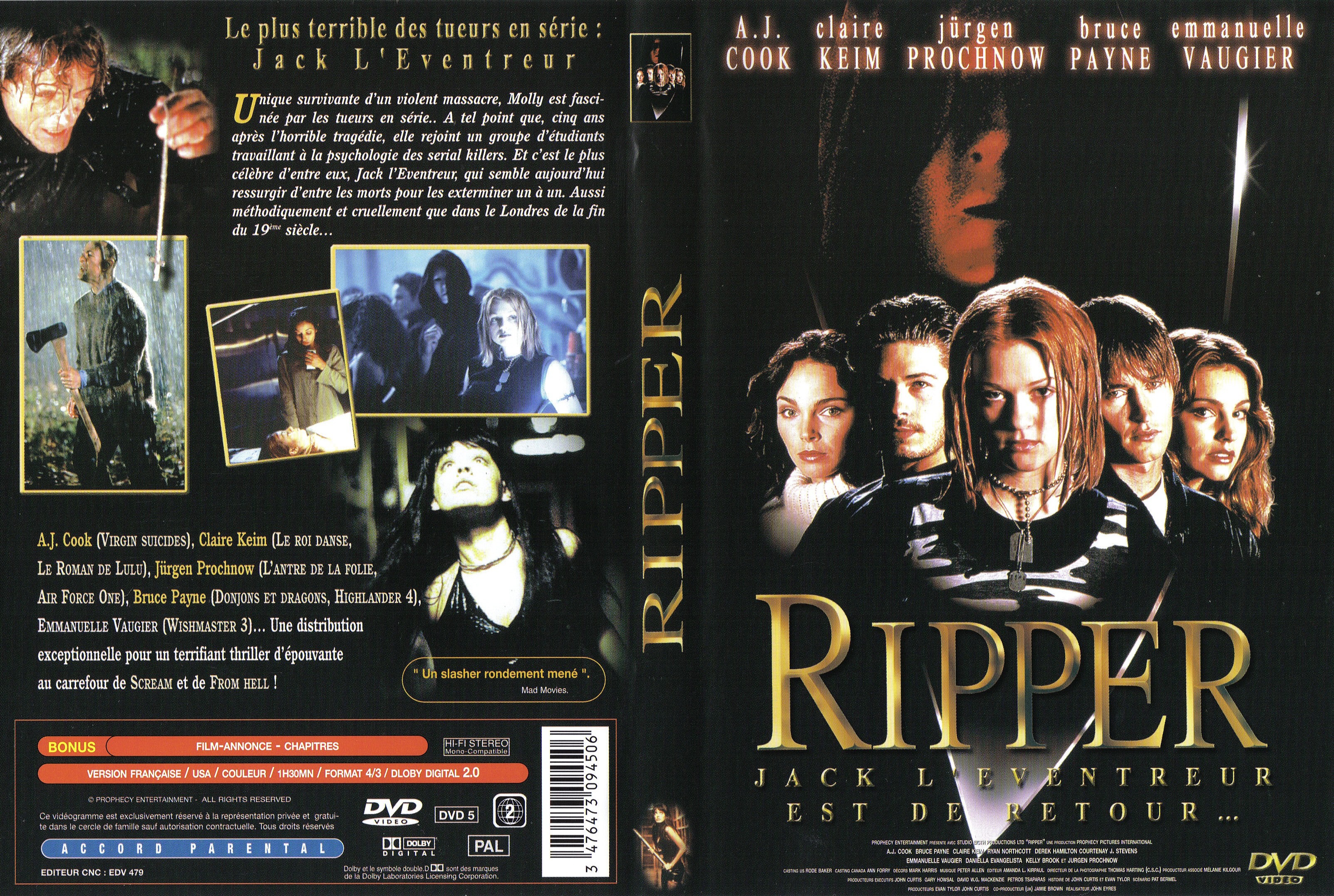 Jaquette DVD Ripper