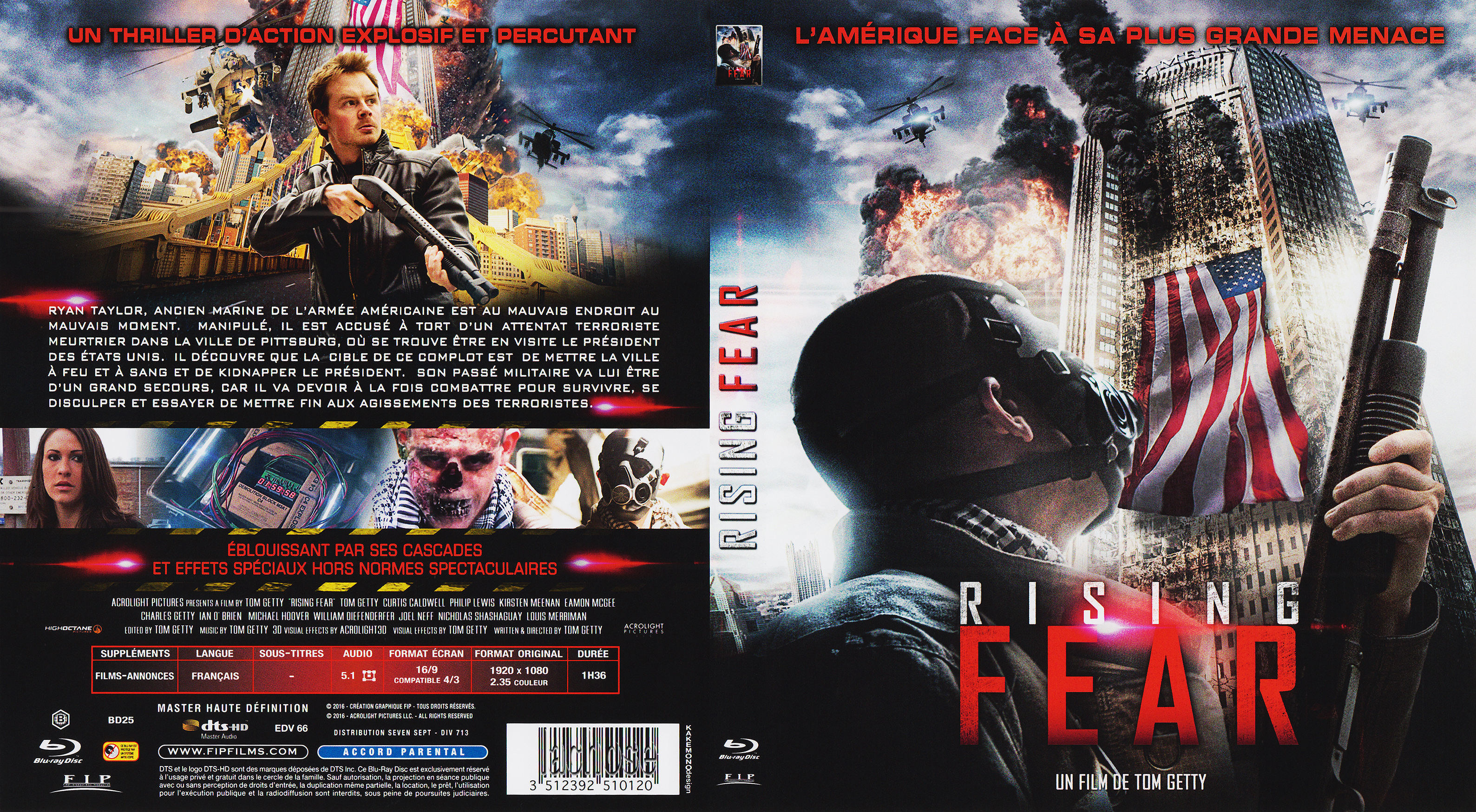 Jaquette DVD Rising fear (BLU-RAY)