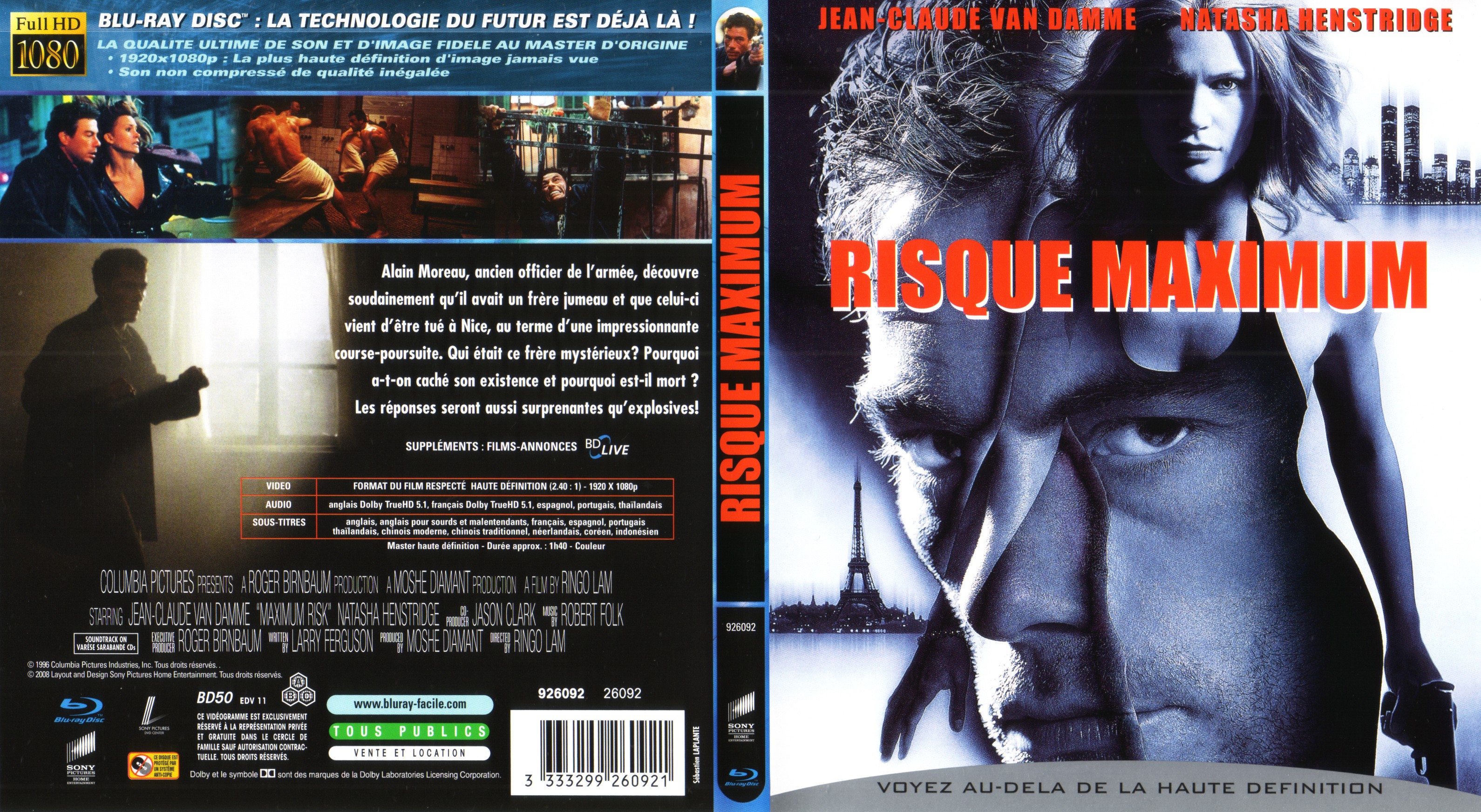Jaquette DVD Risque maximum (BLU-RAY)