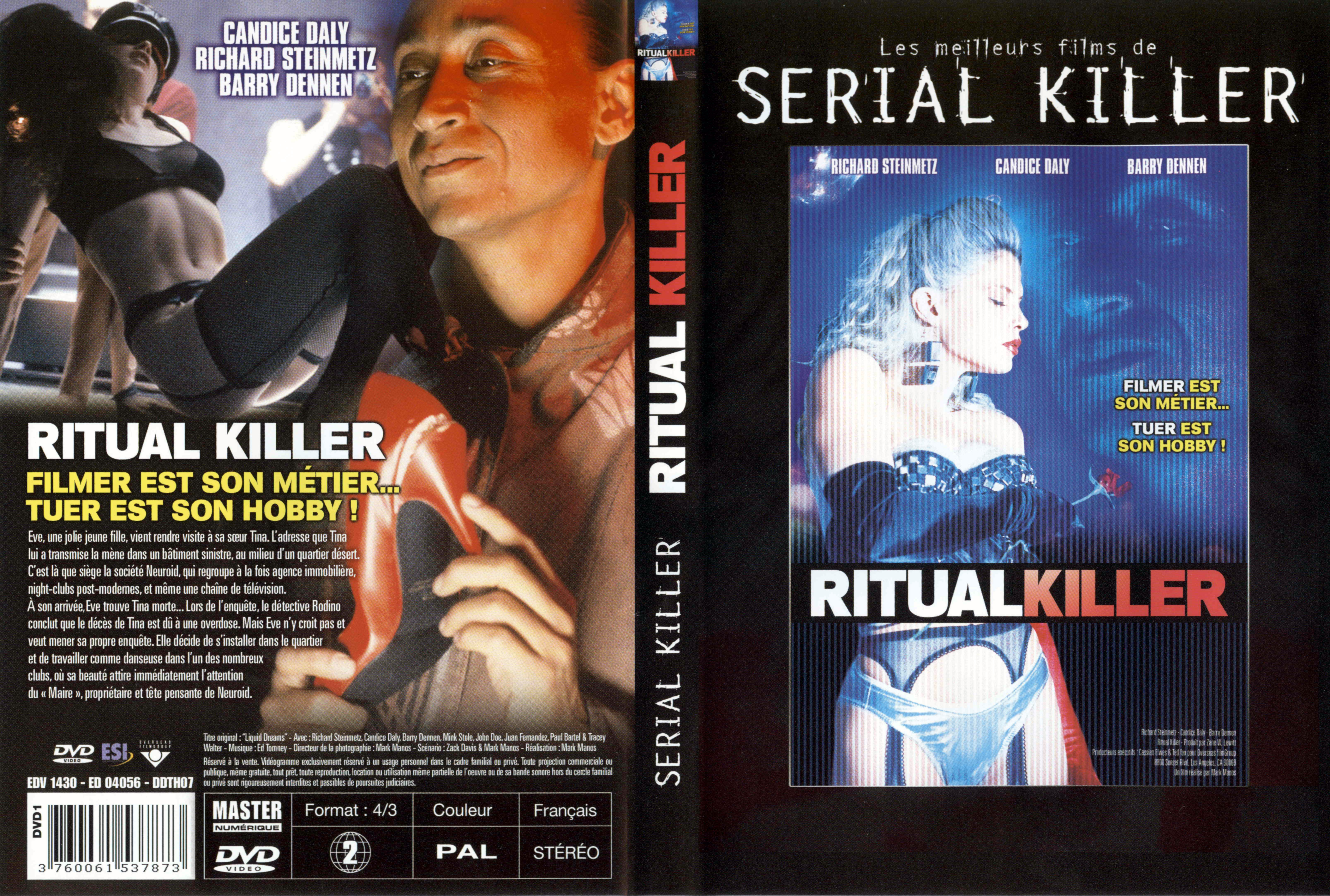 Jaquette DVD Ritual killer