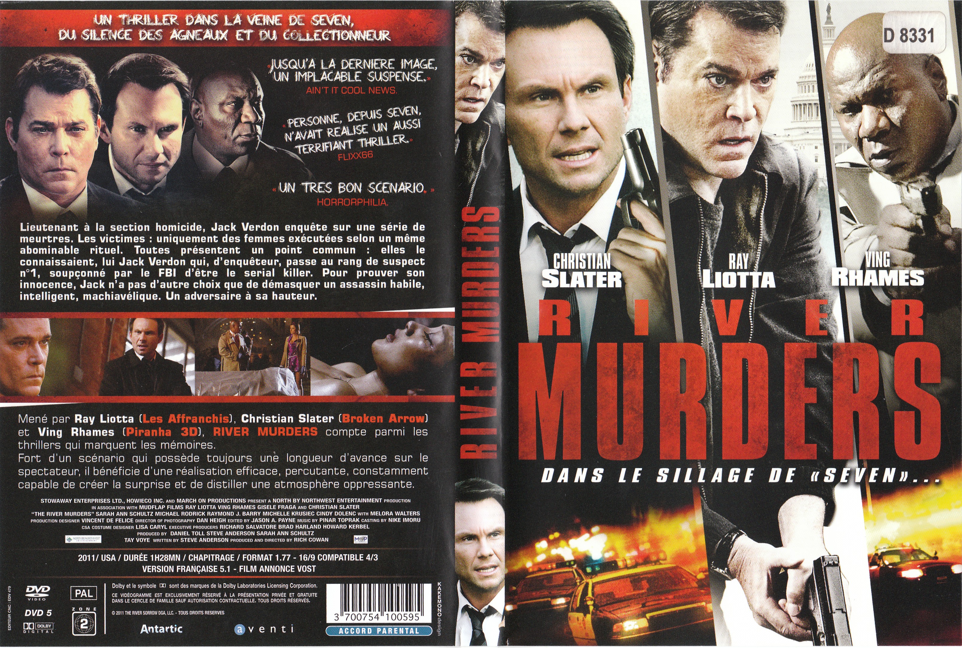 Jaquette DVD River murders