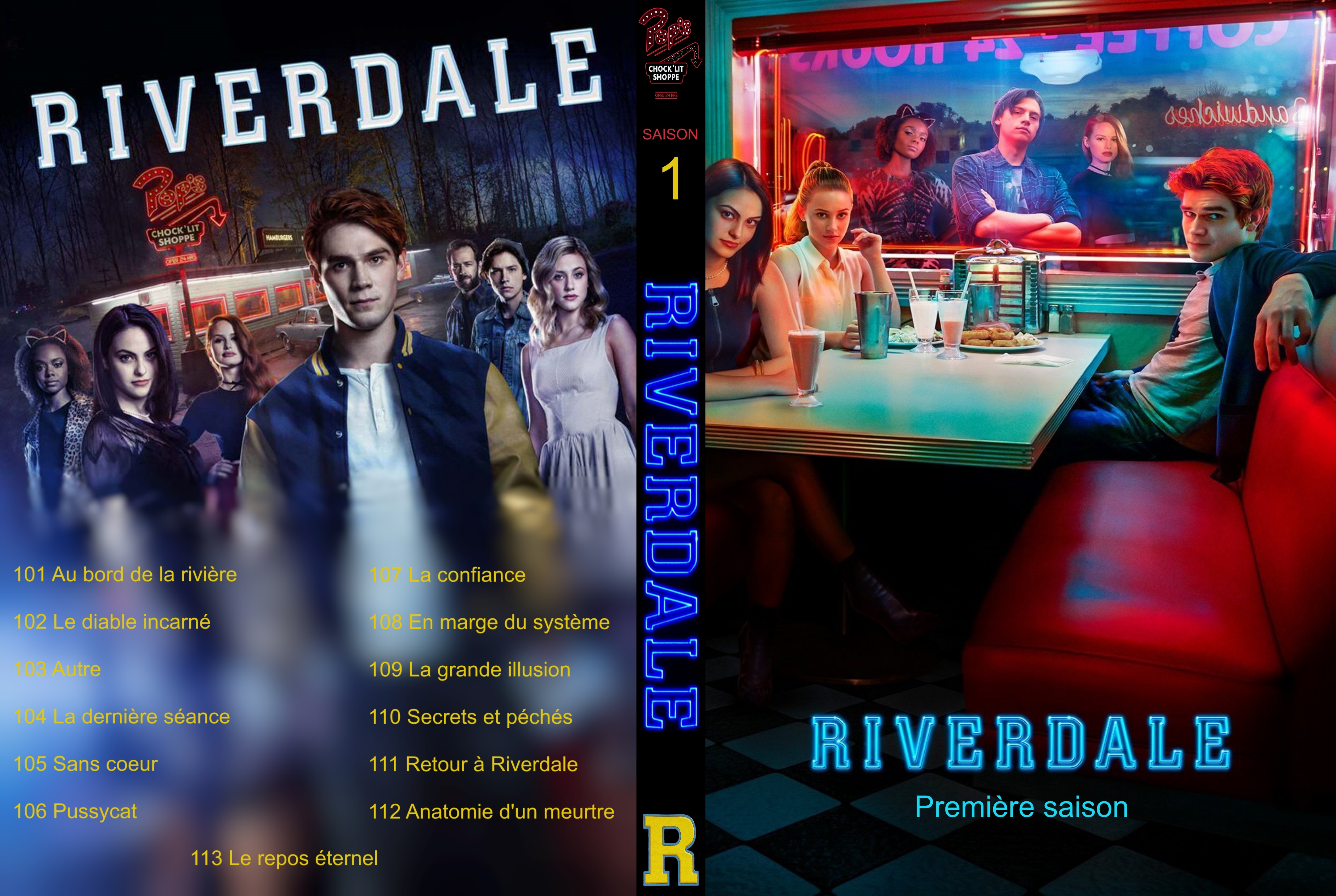 Jaquette DVD Riverdale Saison 1 custom