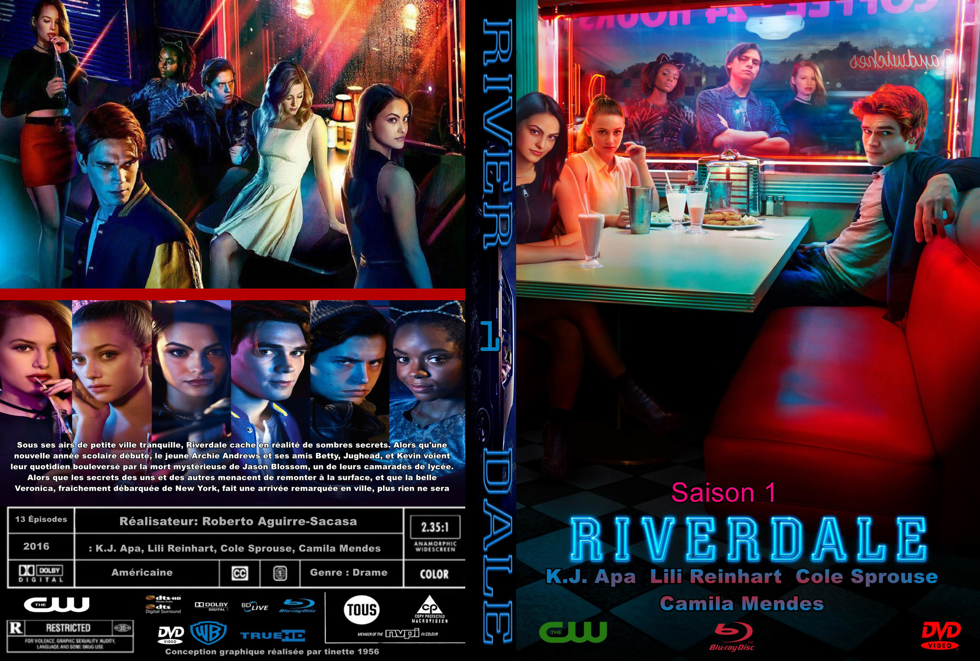 Jaquette DVD Riverdale saison 1 custom v2
