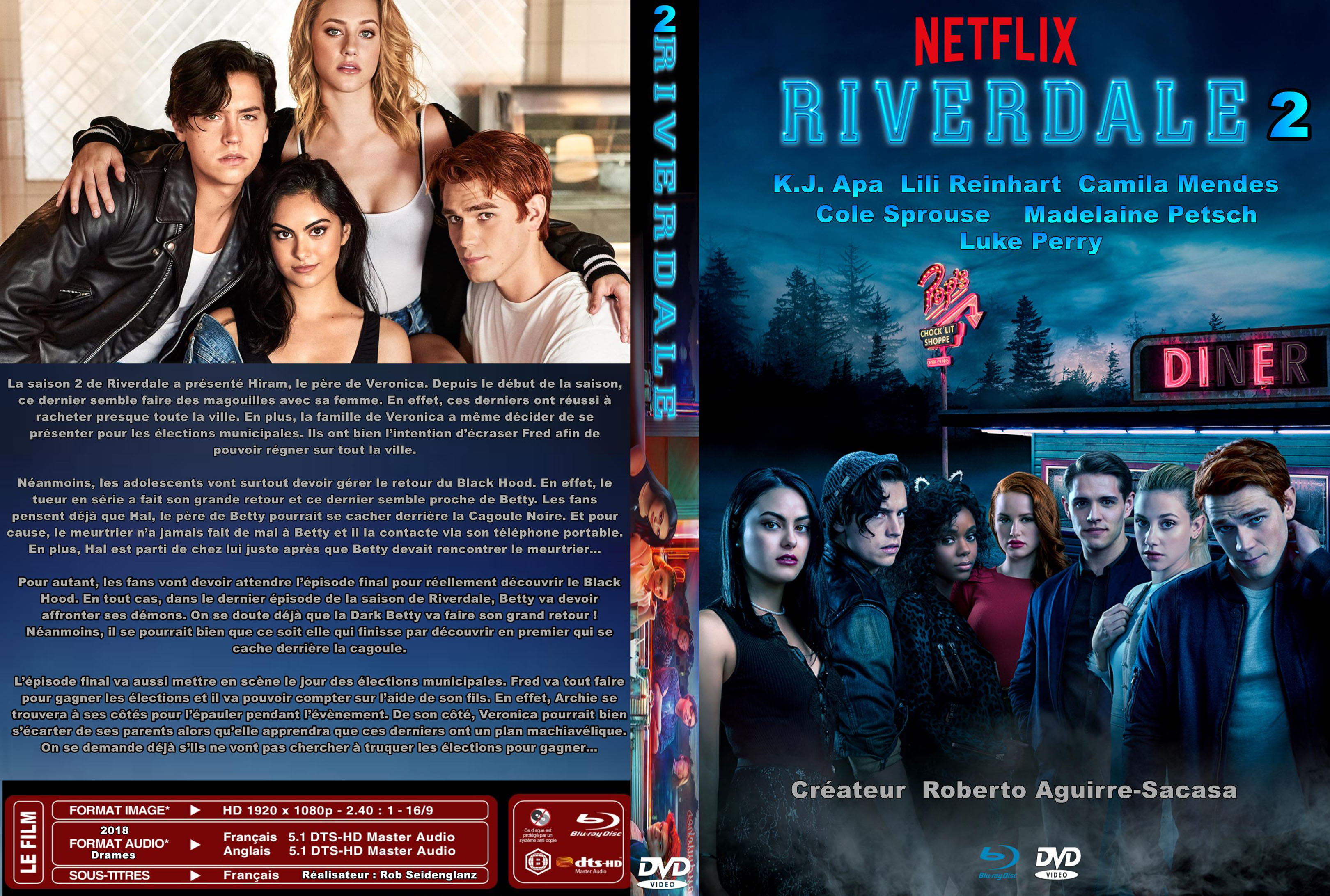 Jaquette DVD Riverdale saison 2 custom v2