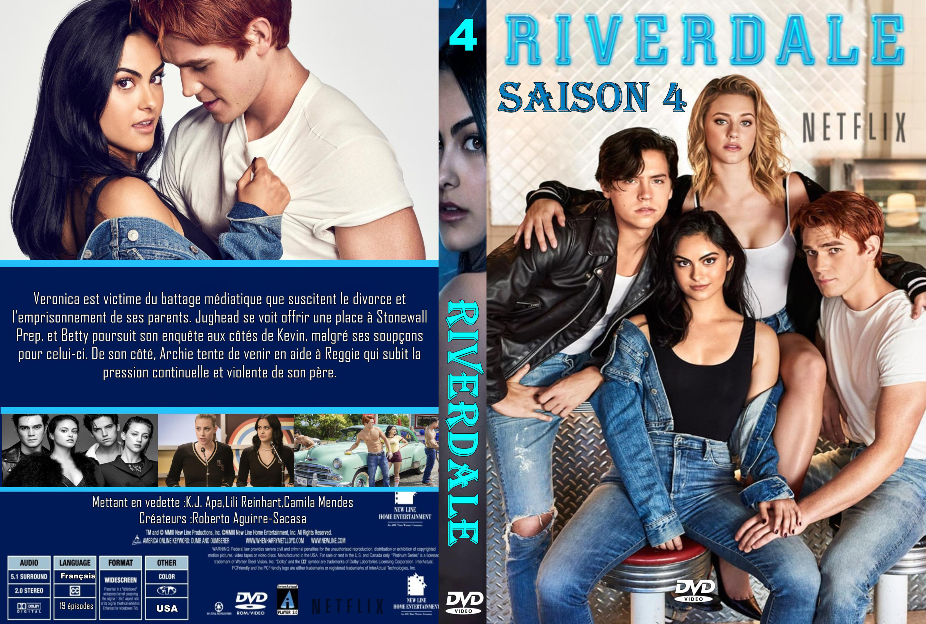 Jaquette DVD Riverdale saison 4 custom