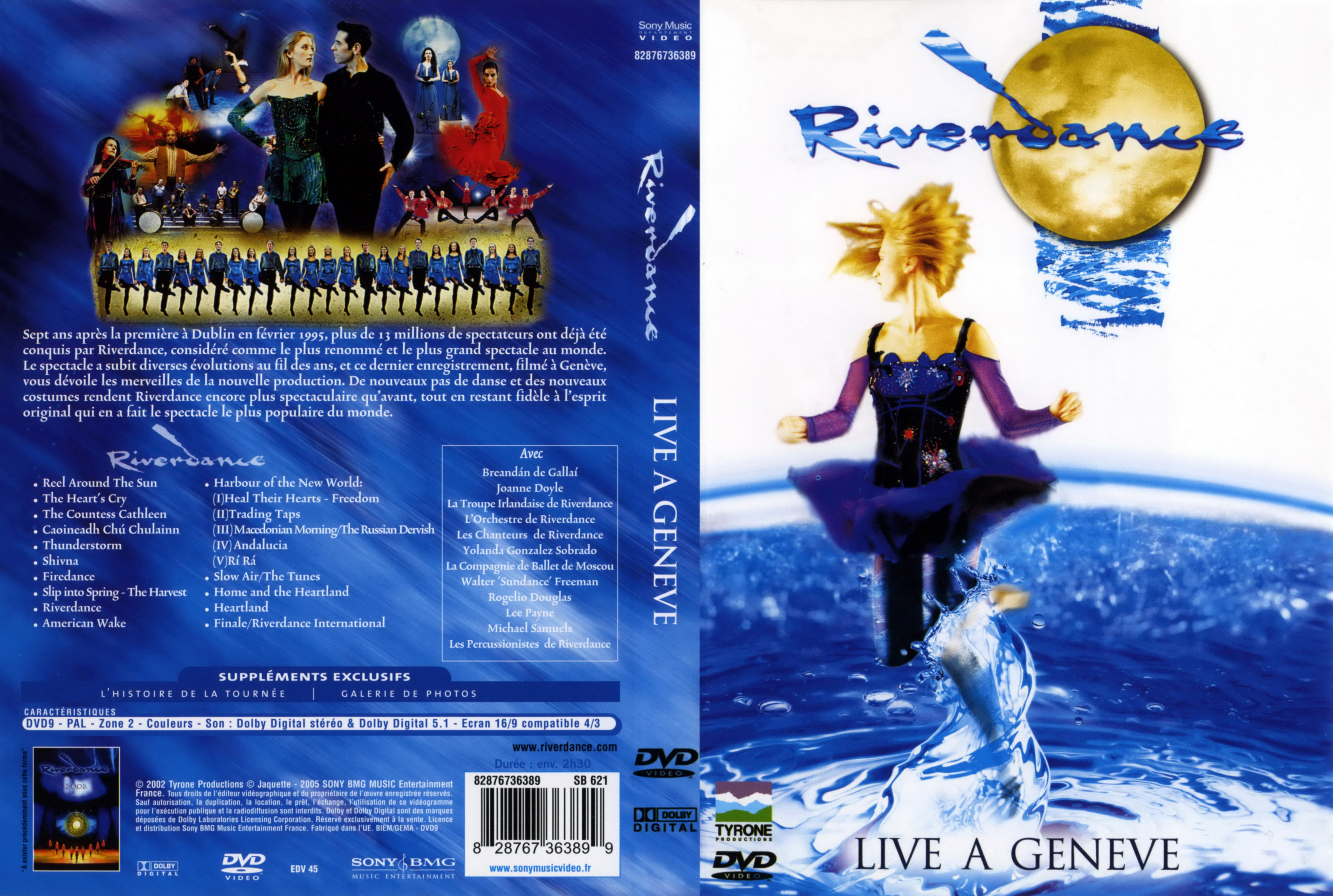 Jaquette DVD Riverdance Live  Geneve