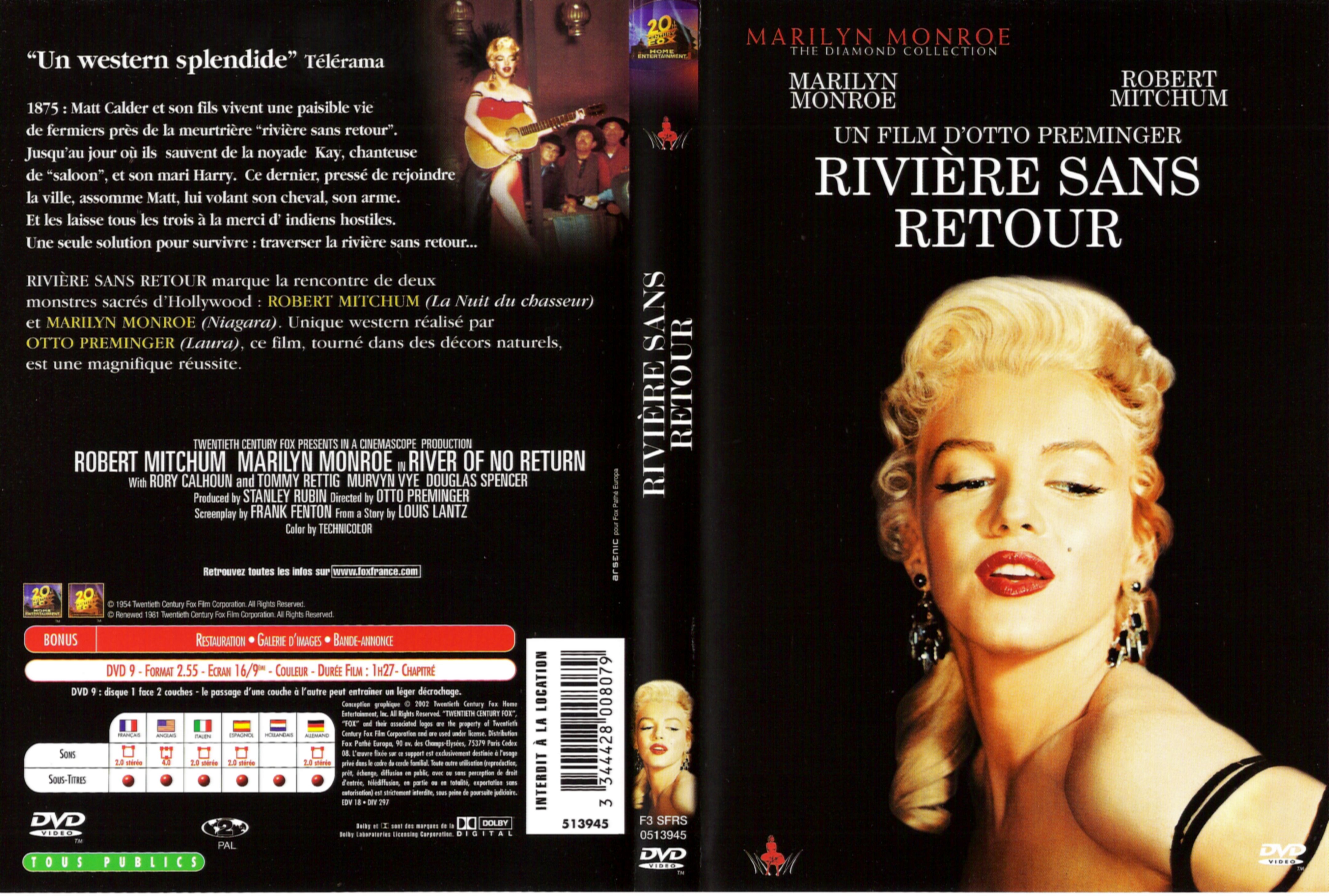 Jaquette DVD Rivire sans retour