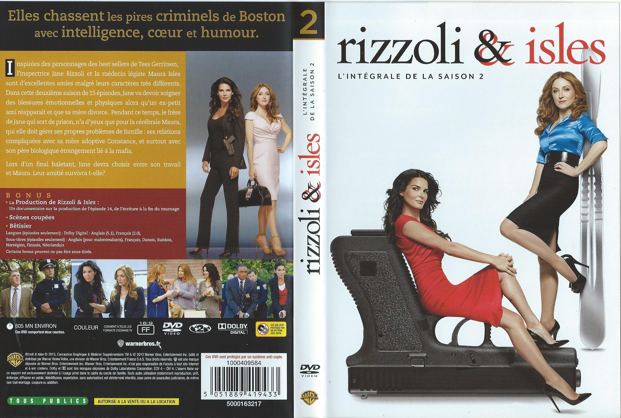 Jaquette DVD Rizzoli & Isles Saison 2