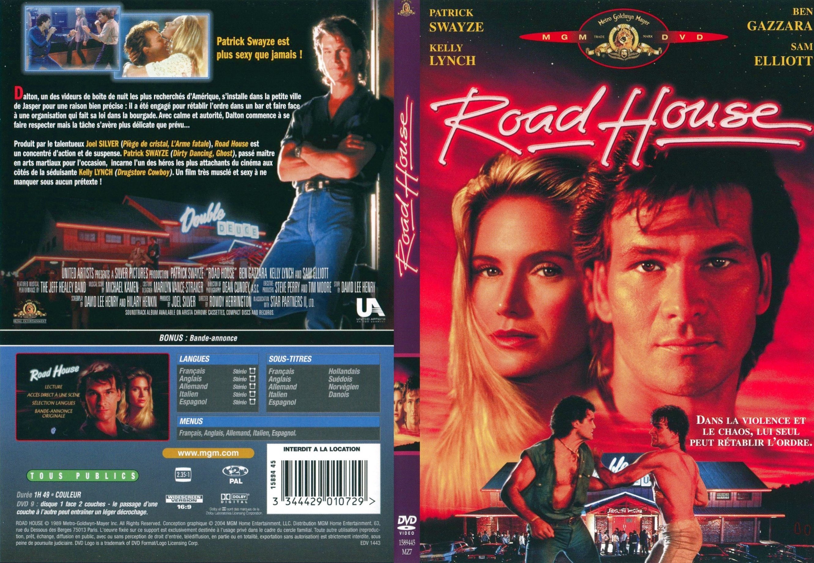 Jaquette DVD Road House - SLIM