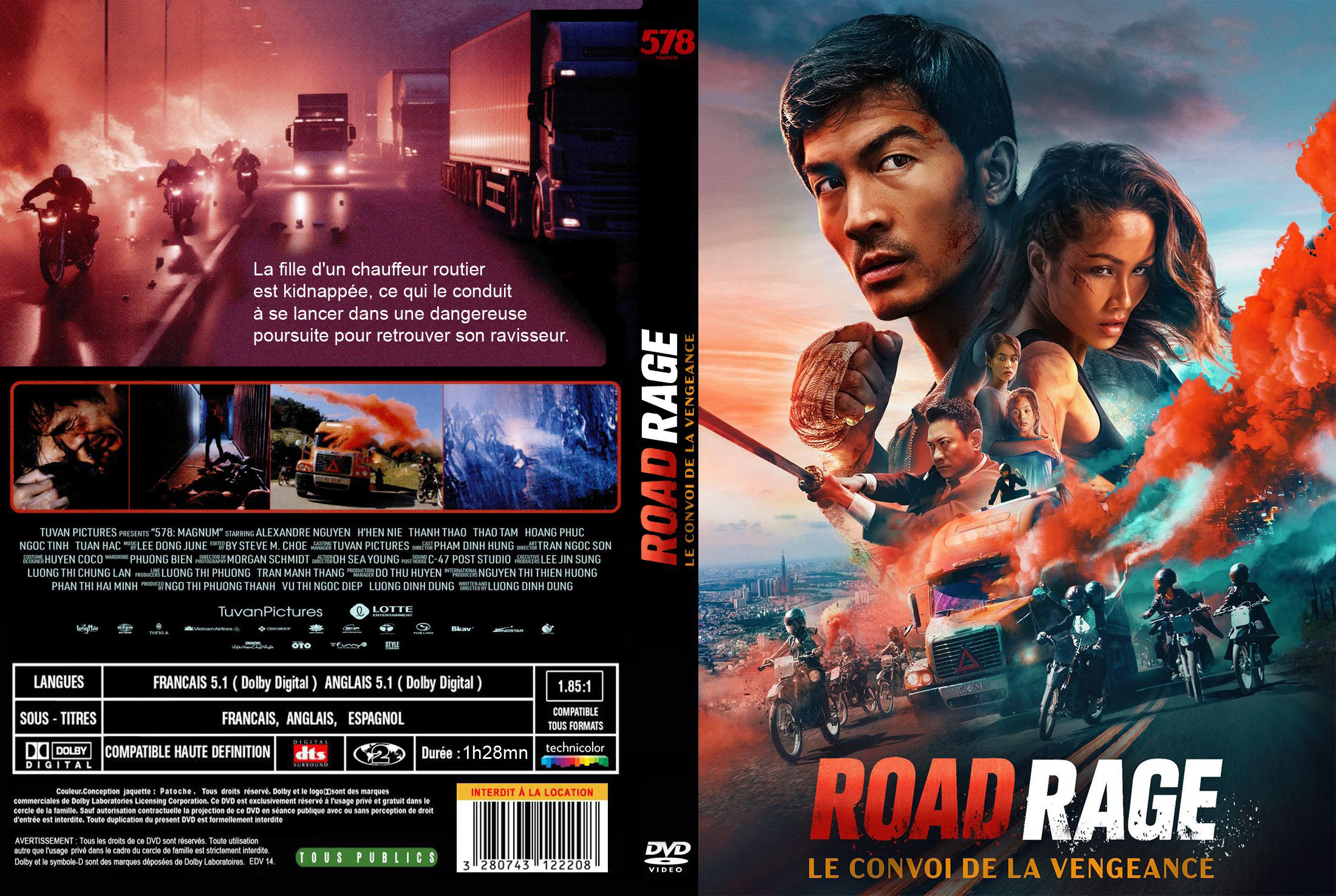 Jaquette DVD Road Rage Le convoi de la vengeance custom