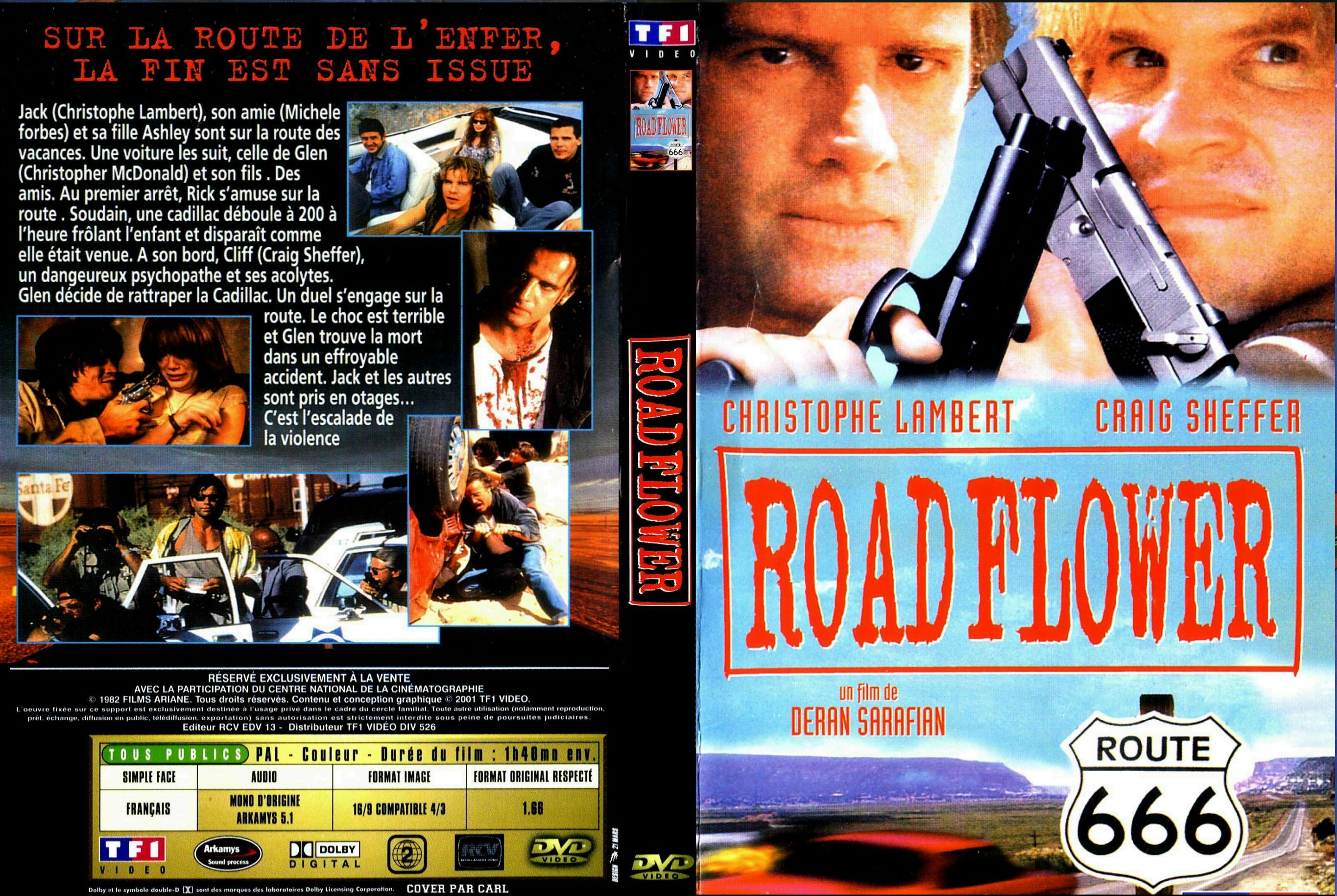 Jaquette DVD Roadflower custom