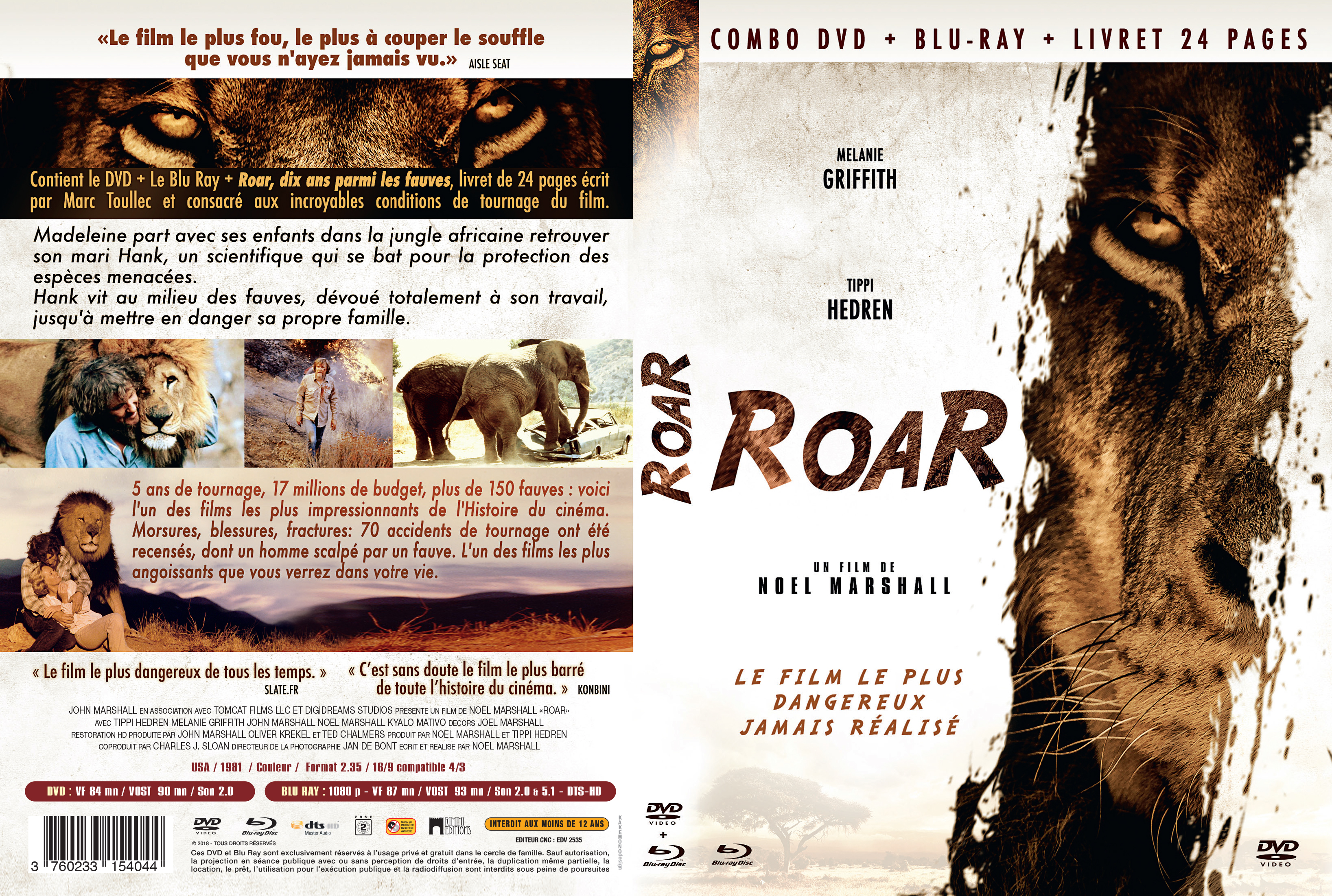 Jaquette DVD Roar 2018 (BLU-RAY)