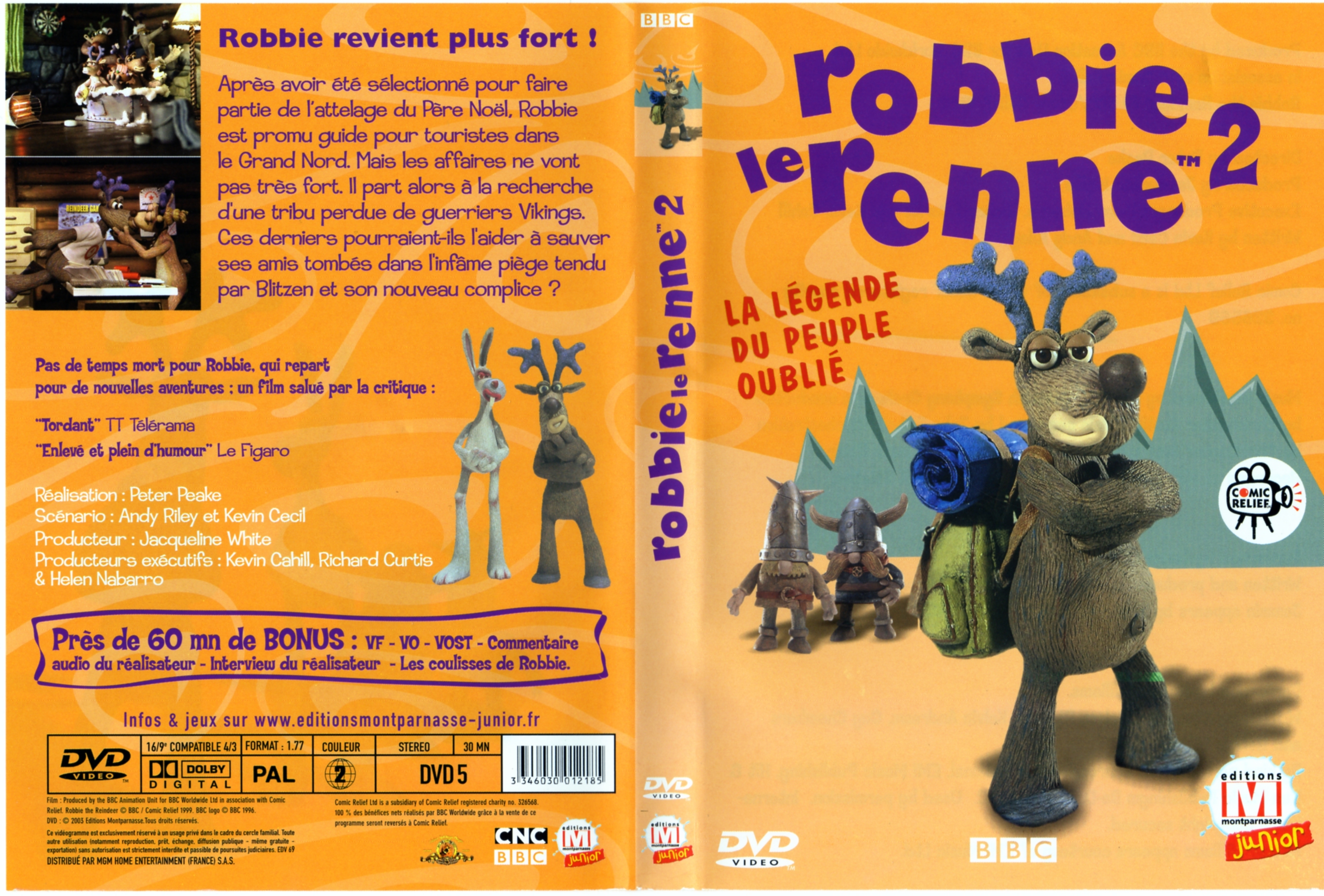 Jaquette DVD Robbie le renne 2