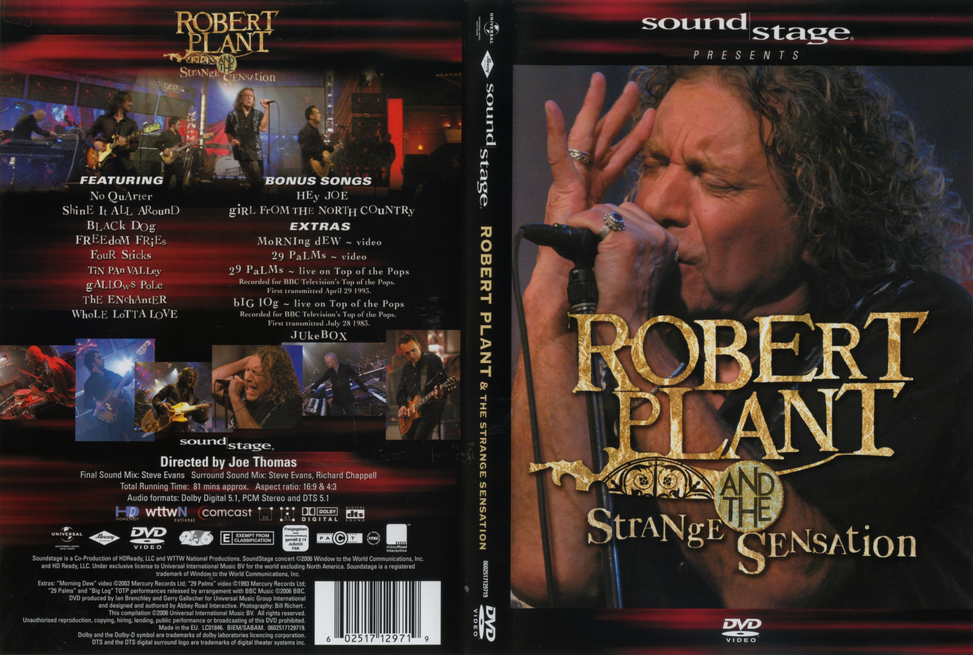 Jaquette DVD Robert Plant and the Strange Sensation