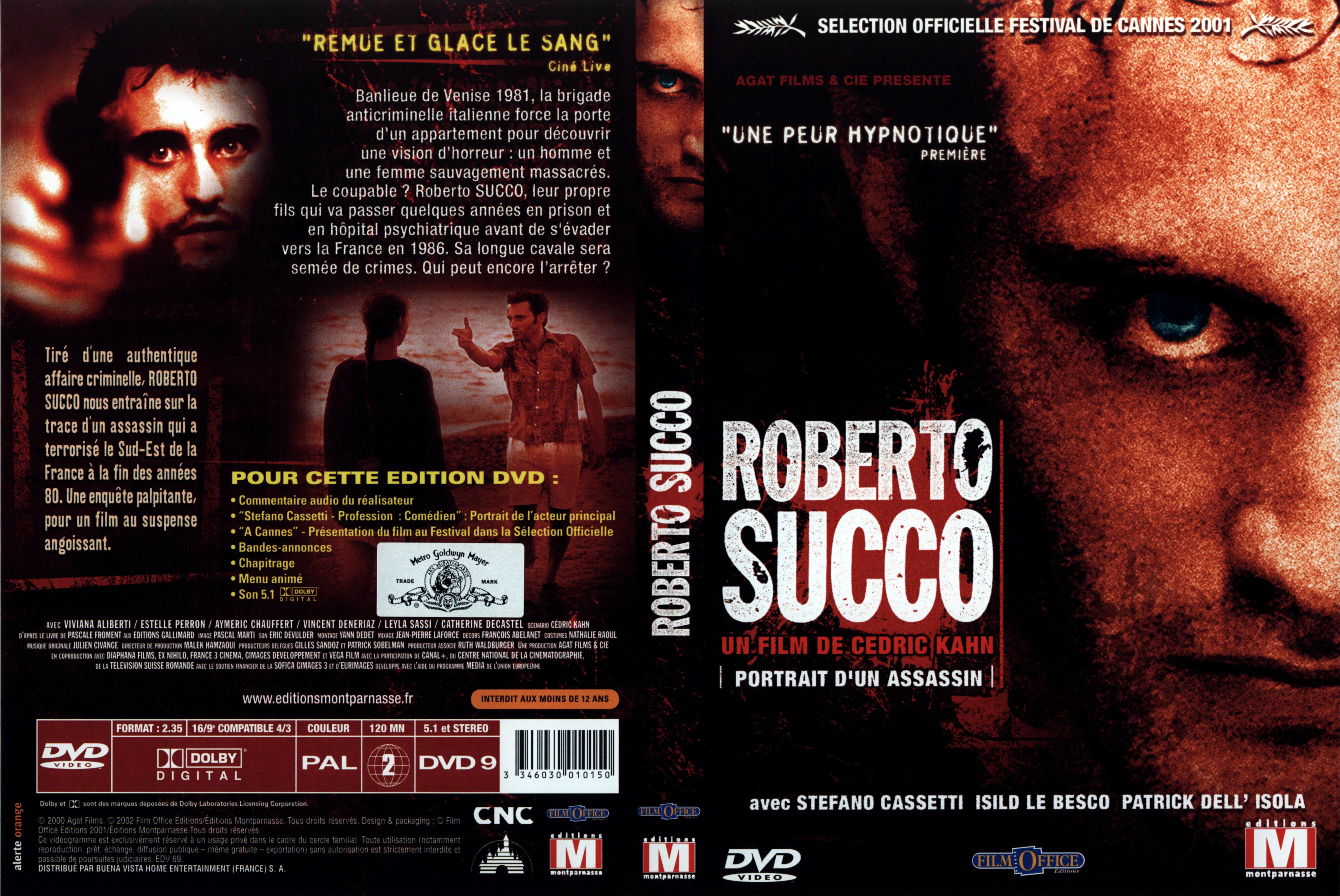 Jaquette DVD Roberto Succo v2