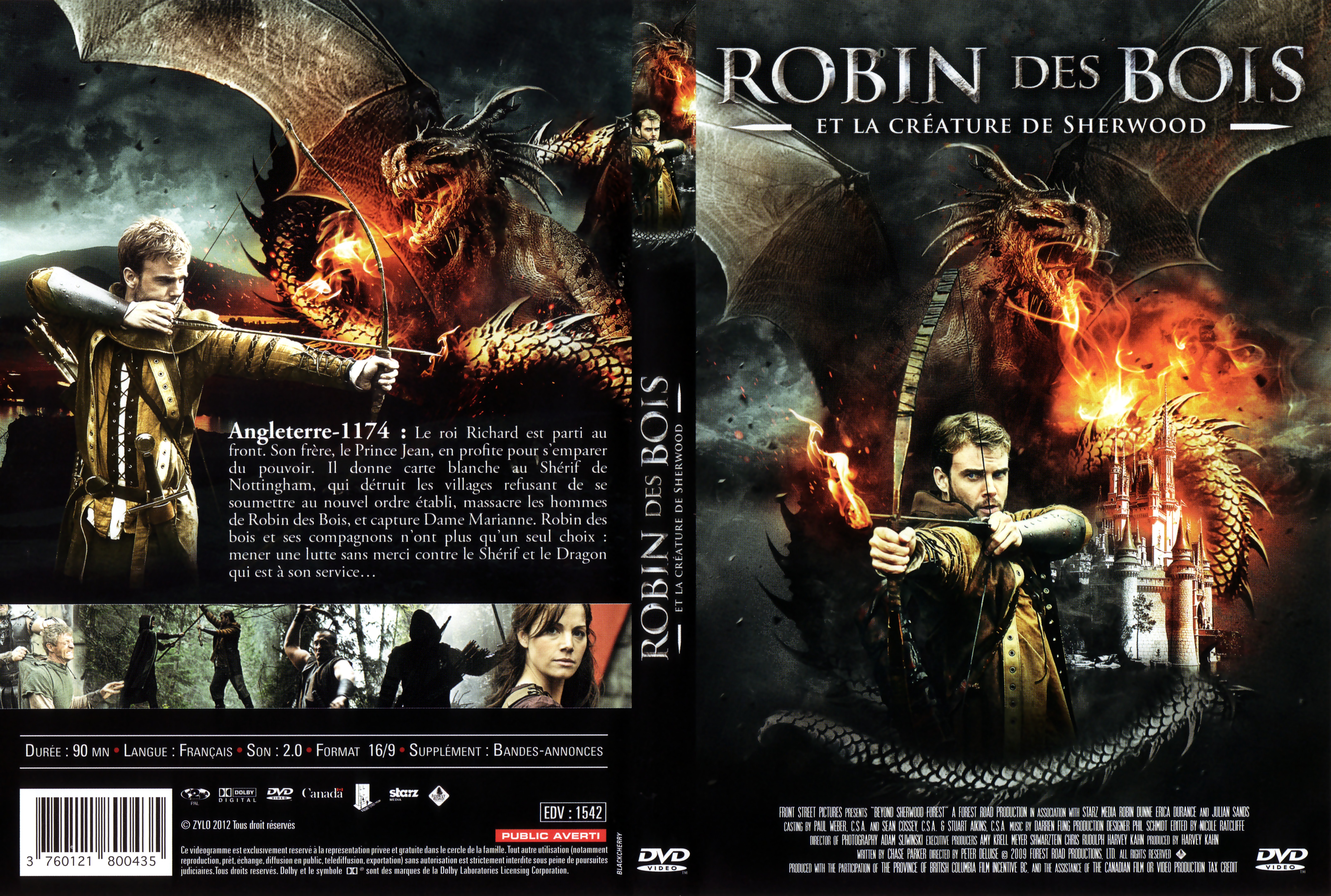Jaquette DVD Robin Des Bois et la crature de Sherwood