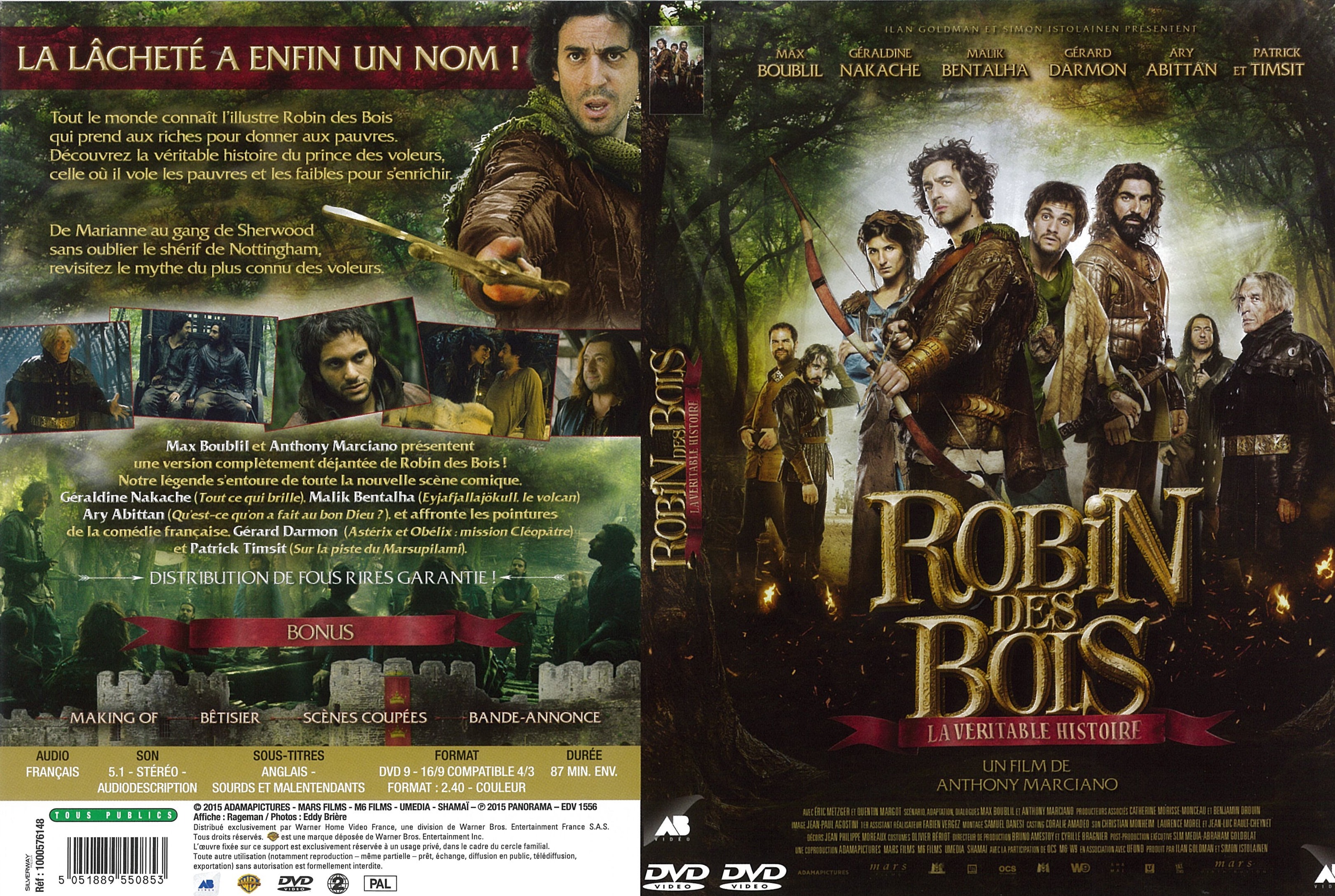 Jaquette DVD Robin des bois, la vritable histoire