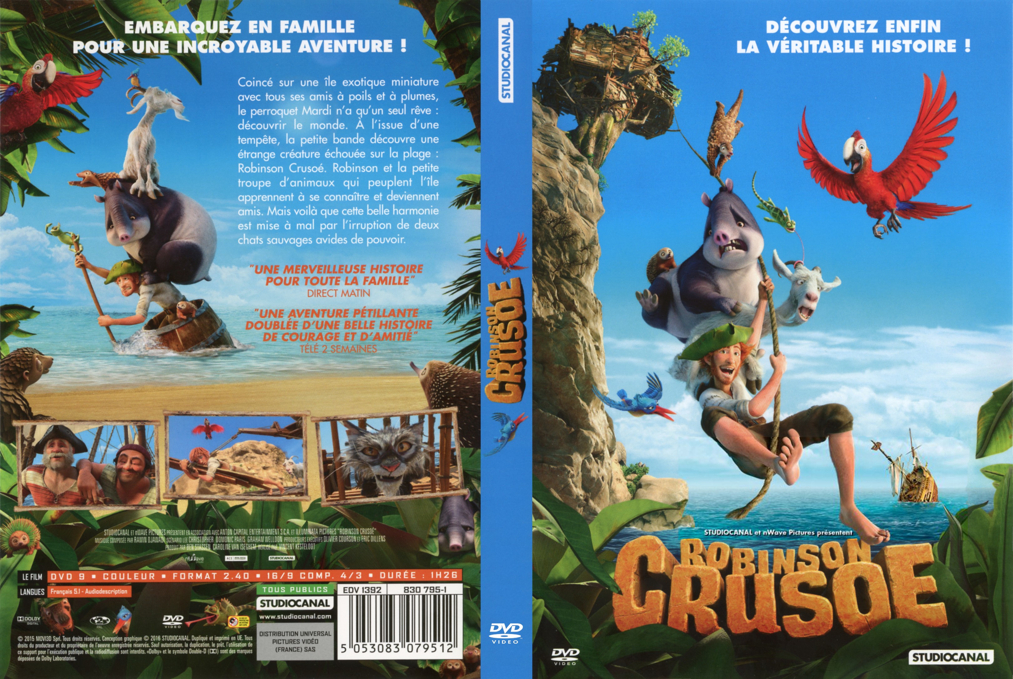 Jaquette DVD Robinson Cruso