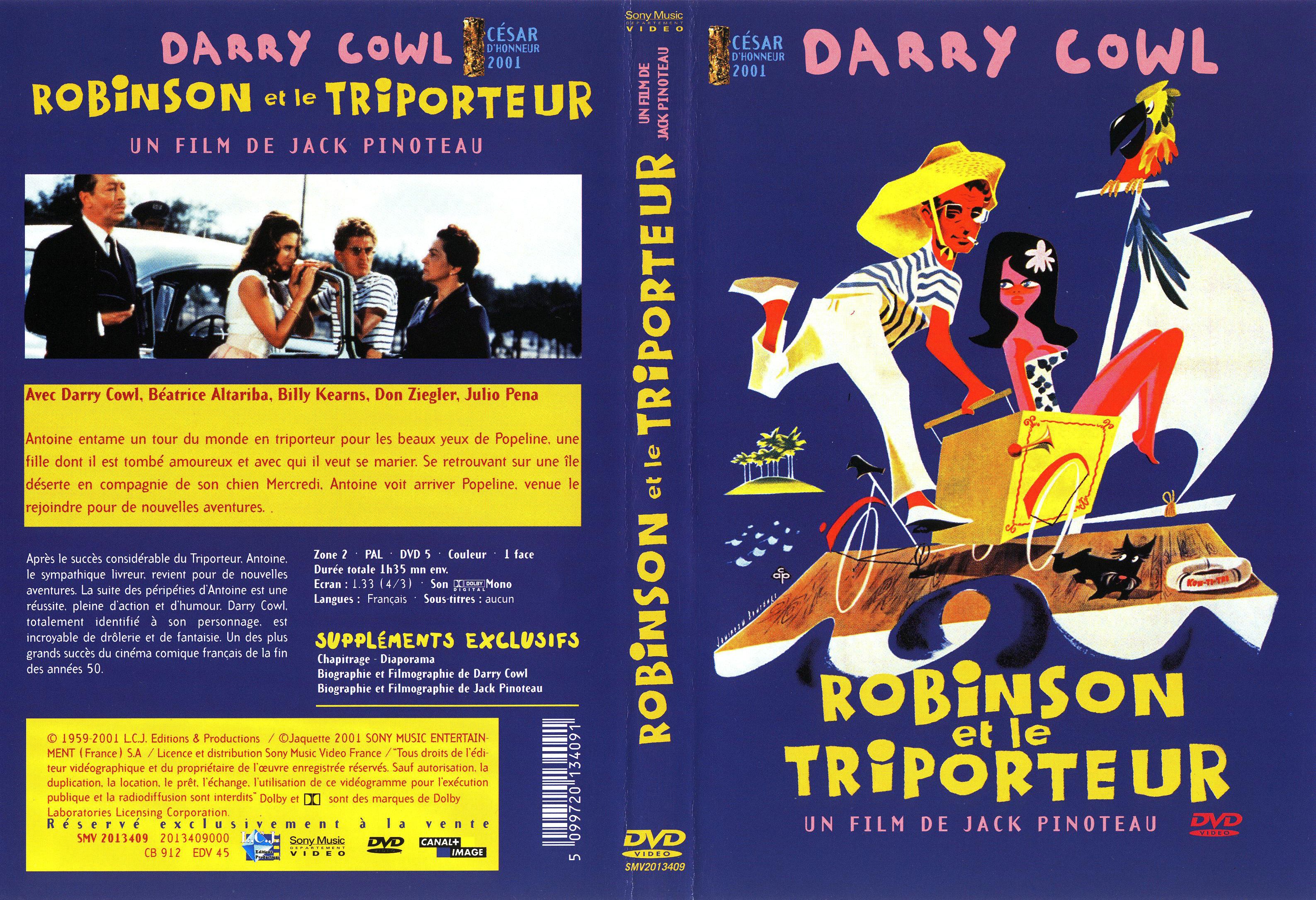 Jaquette DVD Robinson et le triporteur