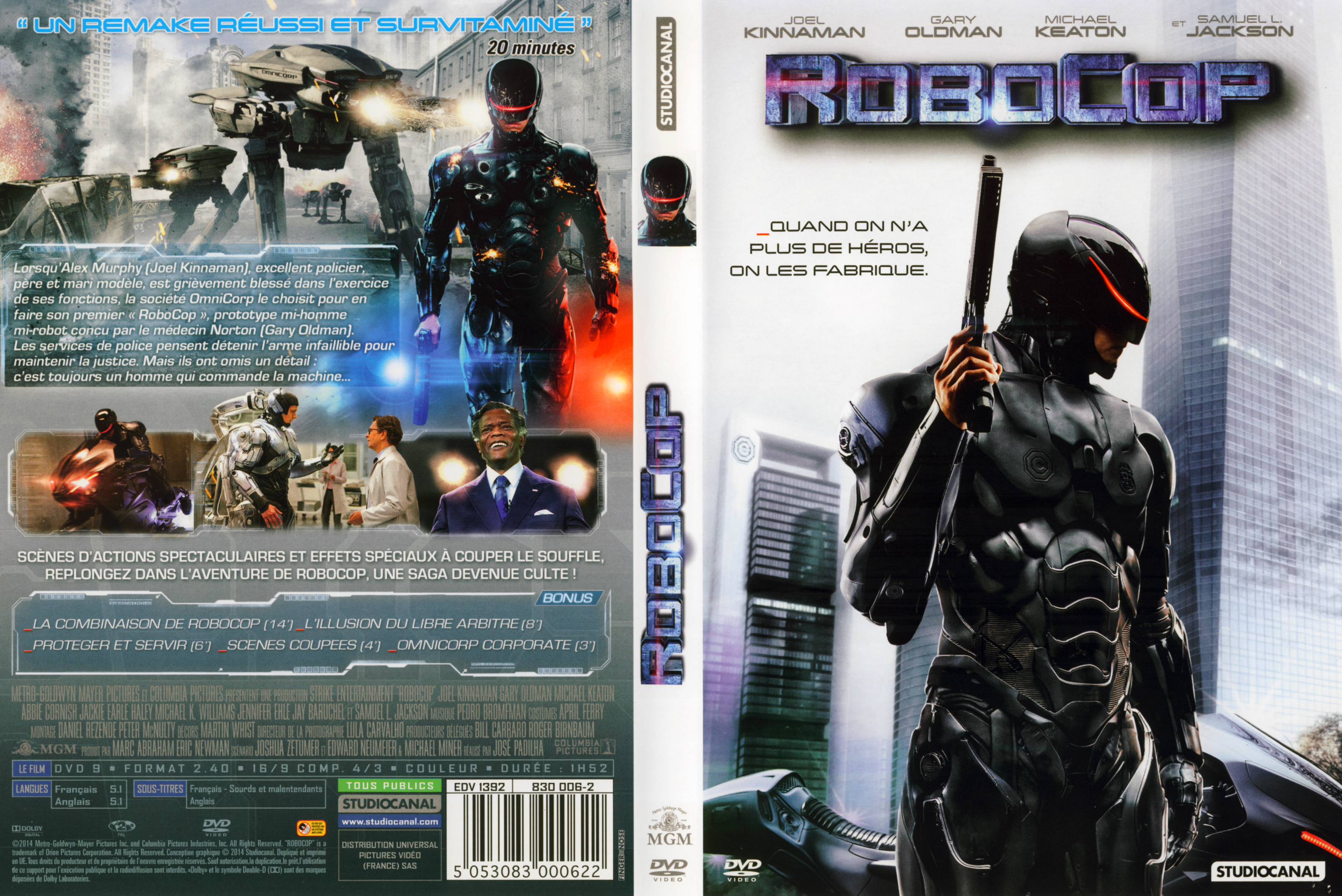 Jaquette DVD Robocop (2014)