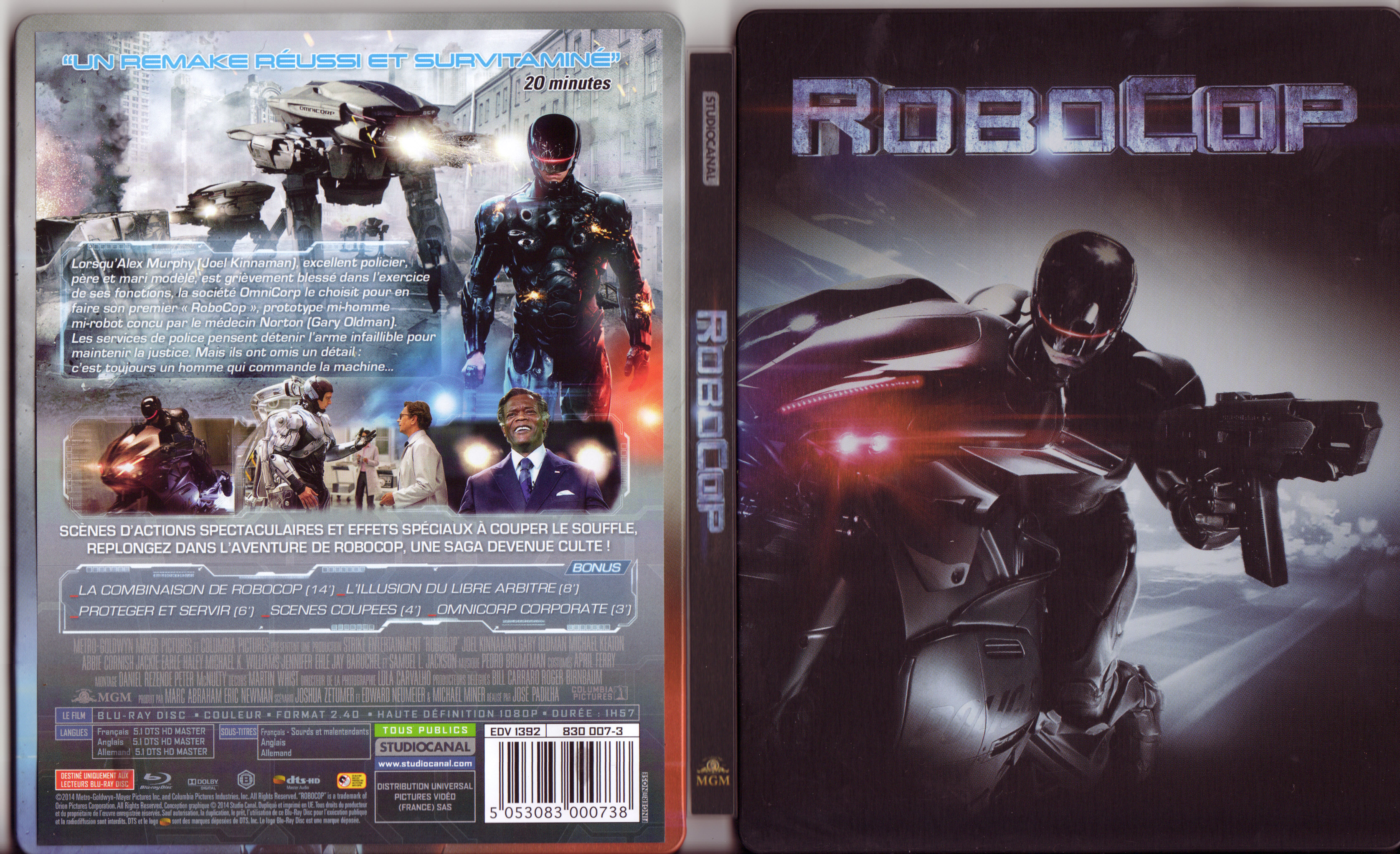 Jaquette DVD Robocop (2014) (BLU-RAY)
