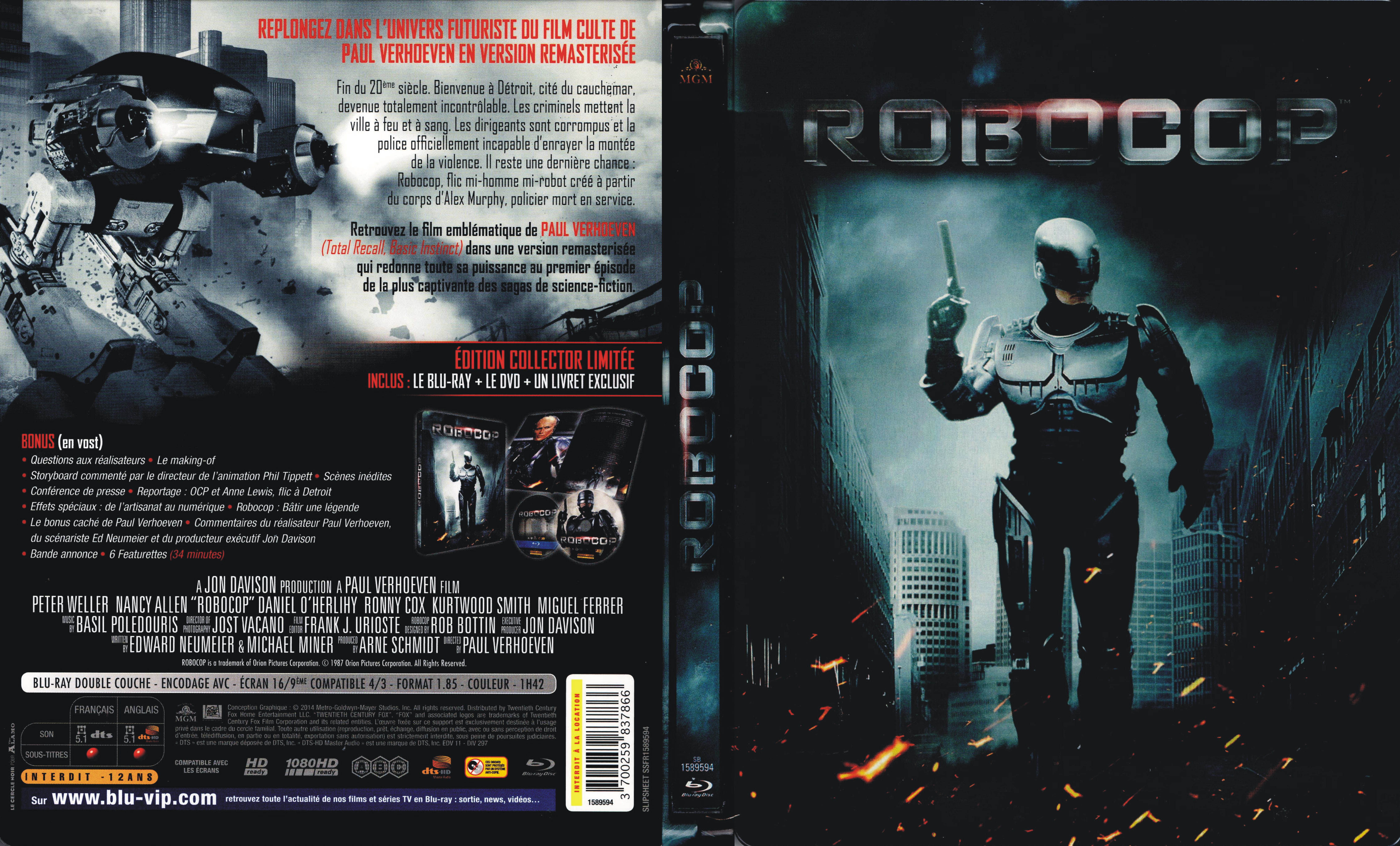 Jaquette DVD Robocop (BLU-RAY)