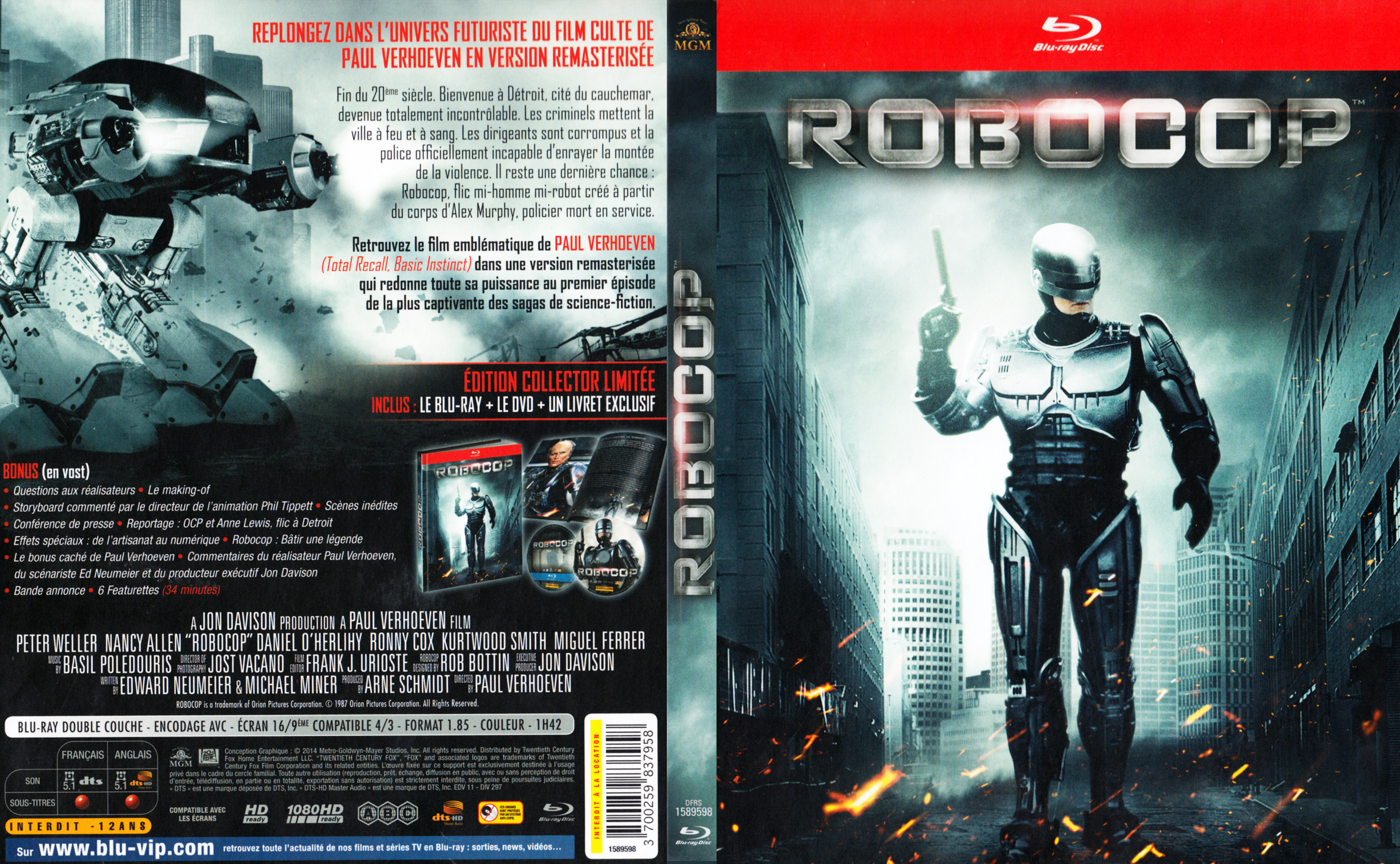 Jaquette DVD Robocop (BLU-RAY) v3