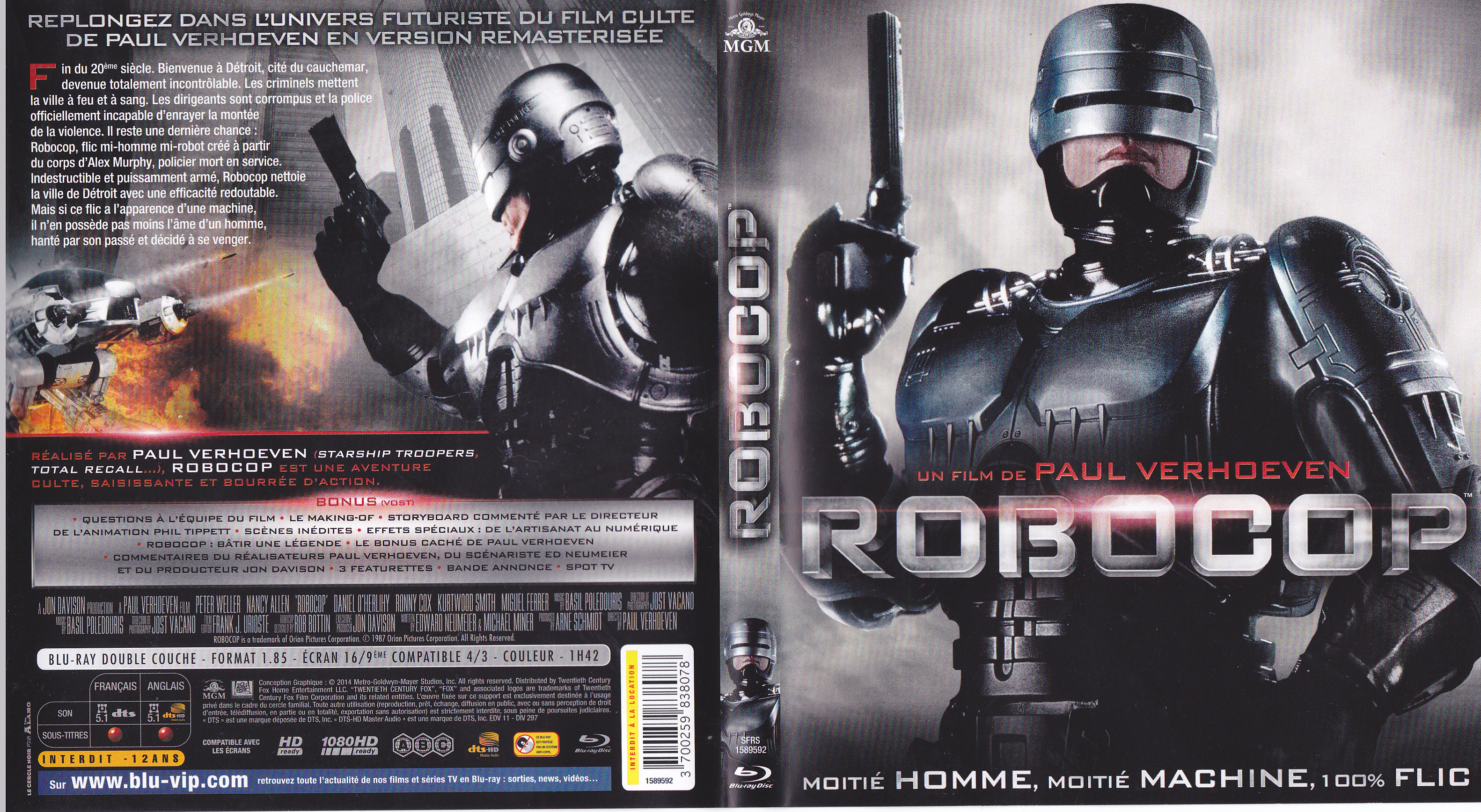 Jaquette DVD Robocop (BLU-RAY) v4