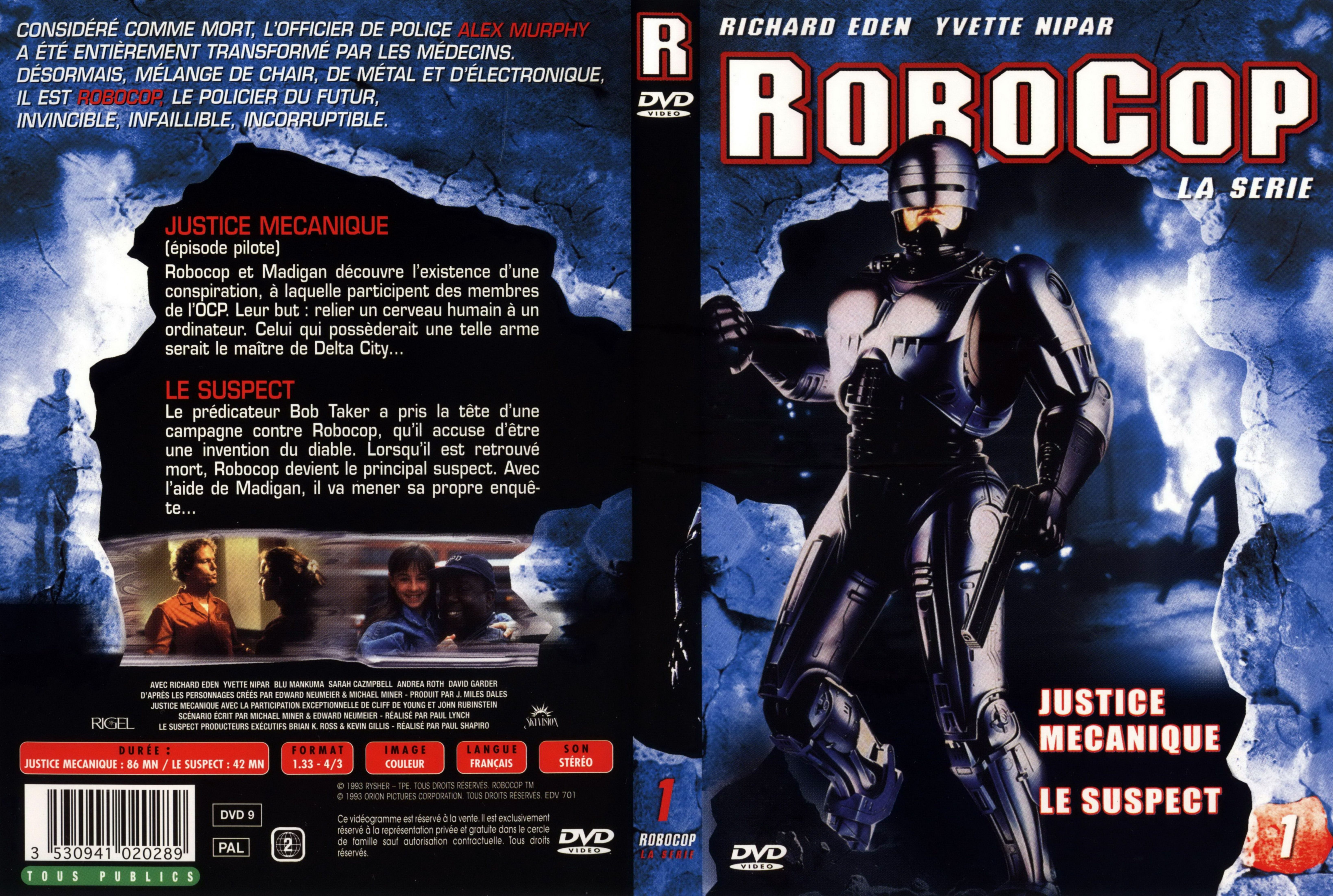 Jaquette DVD Robocop la srie vol 1