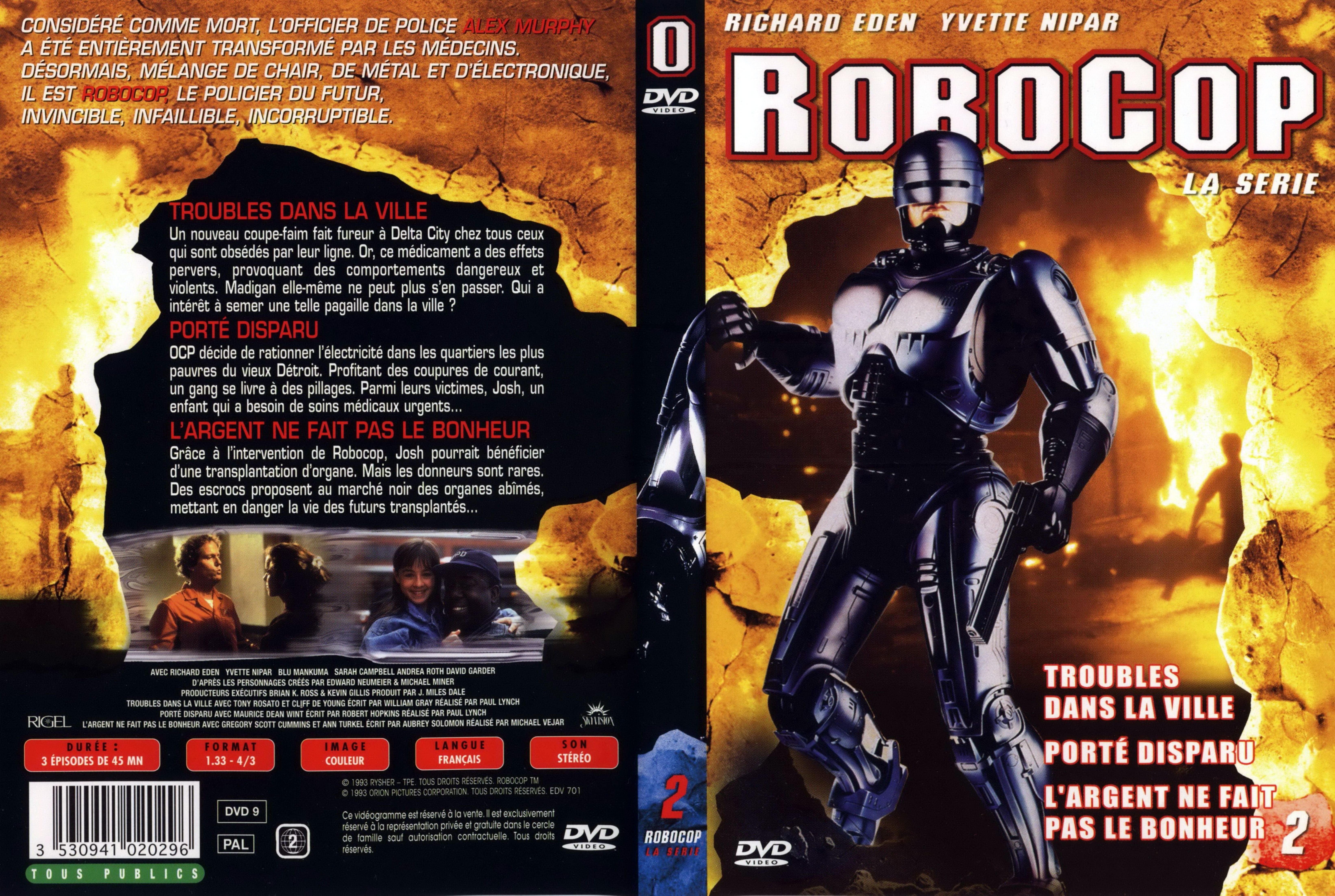 Jaquette DVD Robocop la srie vol 2