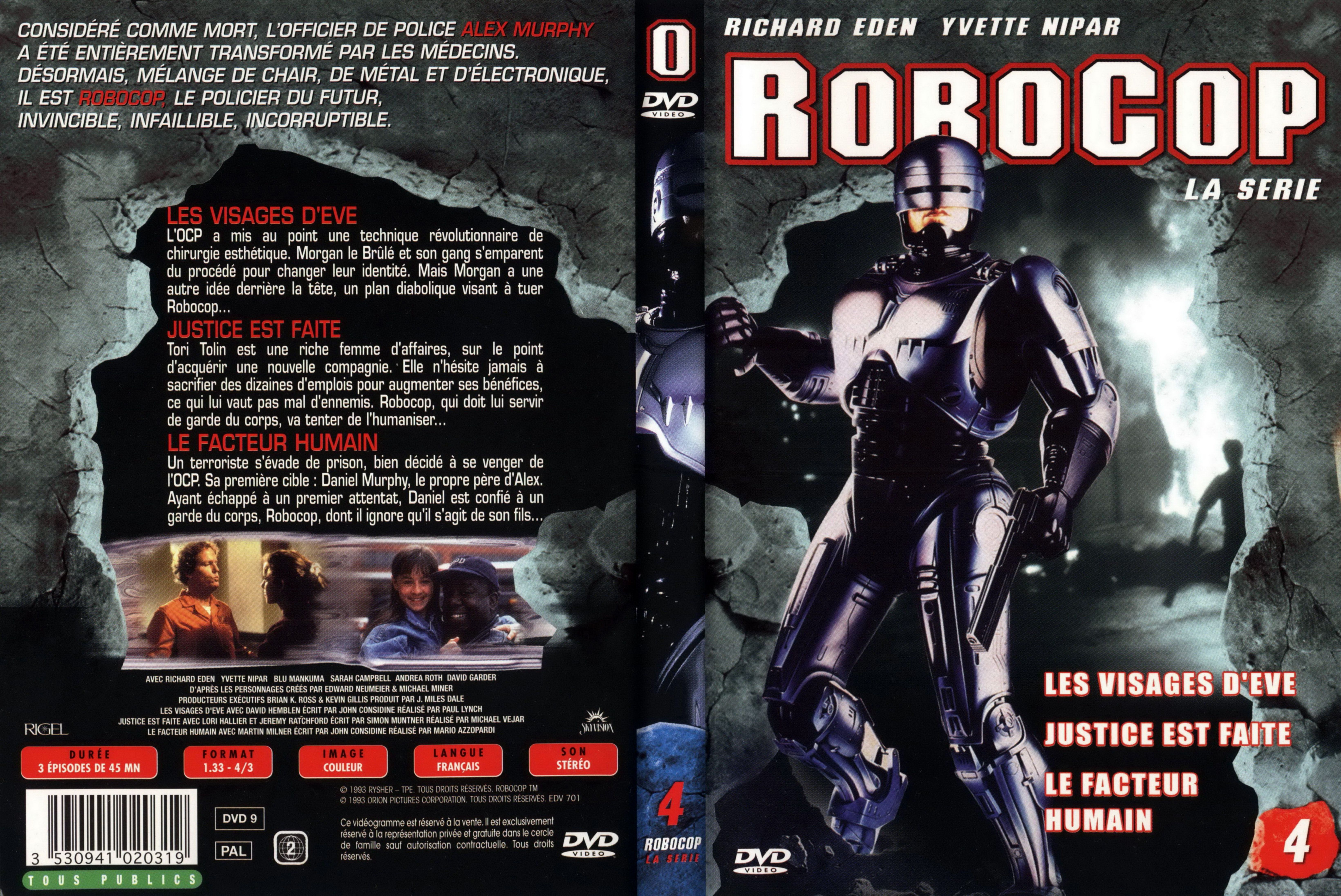 Jaquette DVD Robocop la srie vol 4