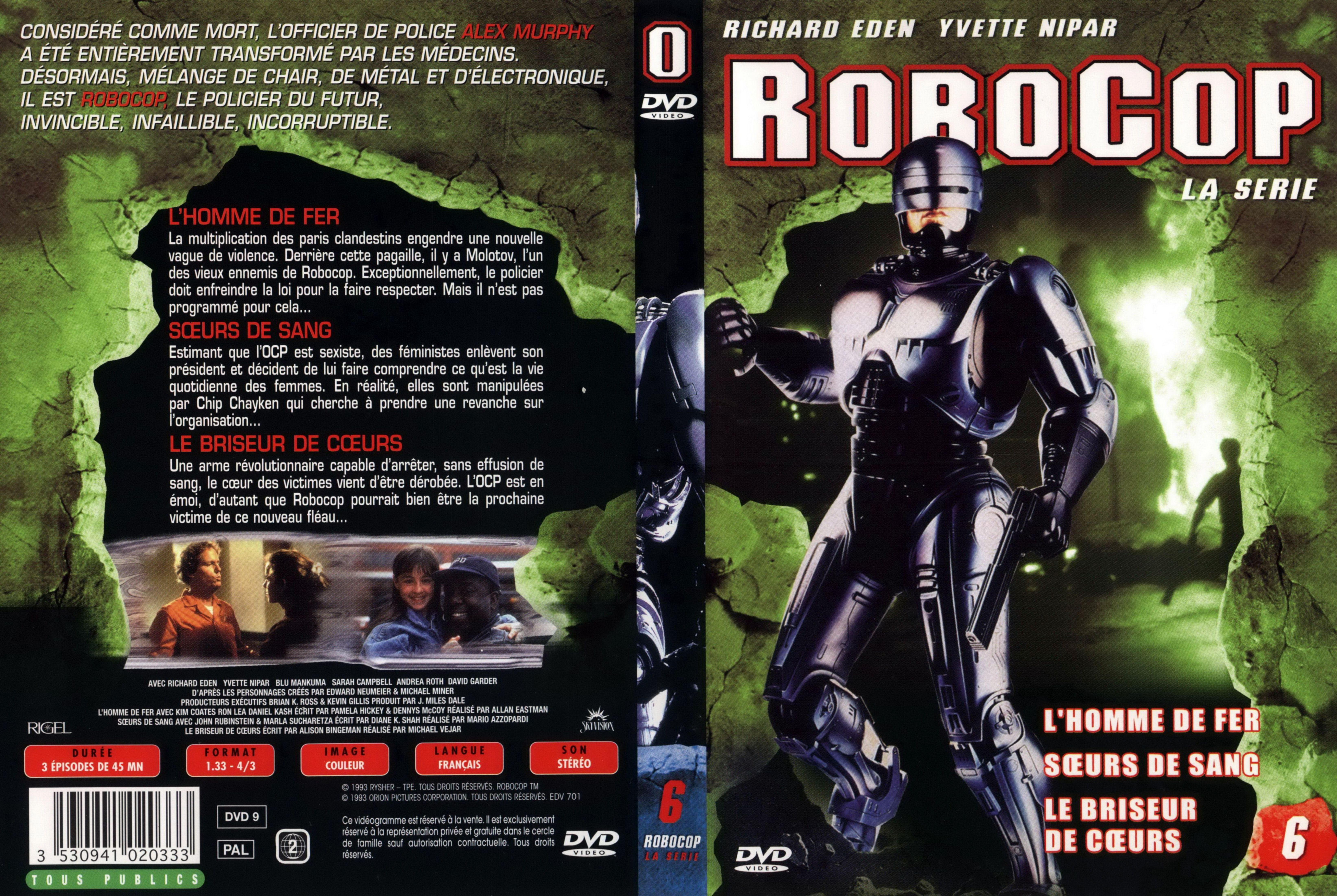 Jaquette DVD Robocop la srie vol 6