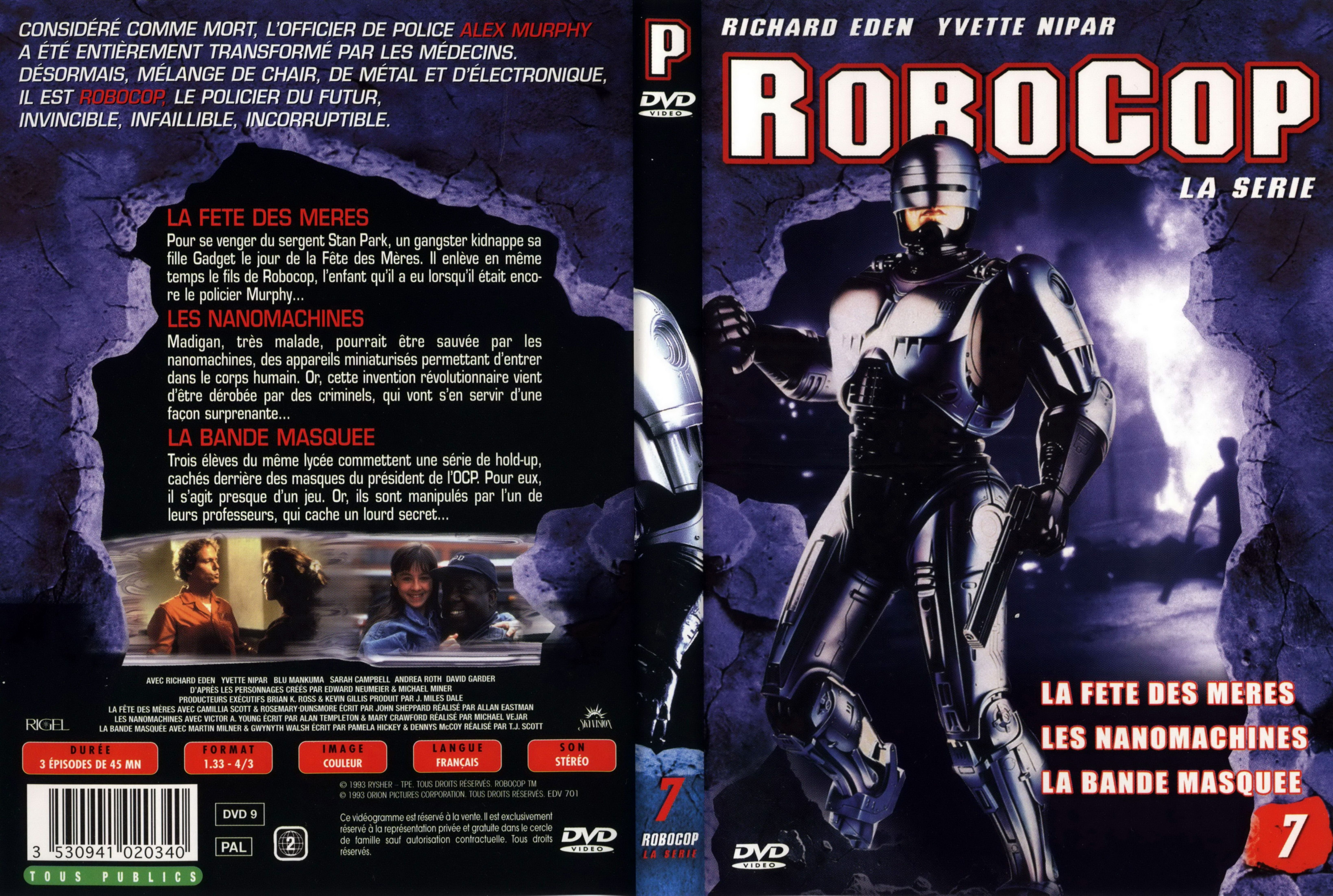 Jaquette DVD Robocop la srie vol 7