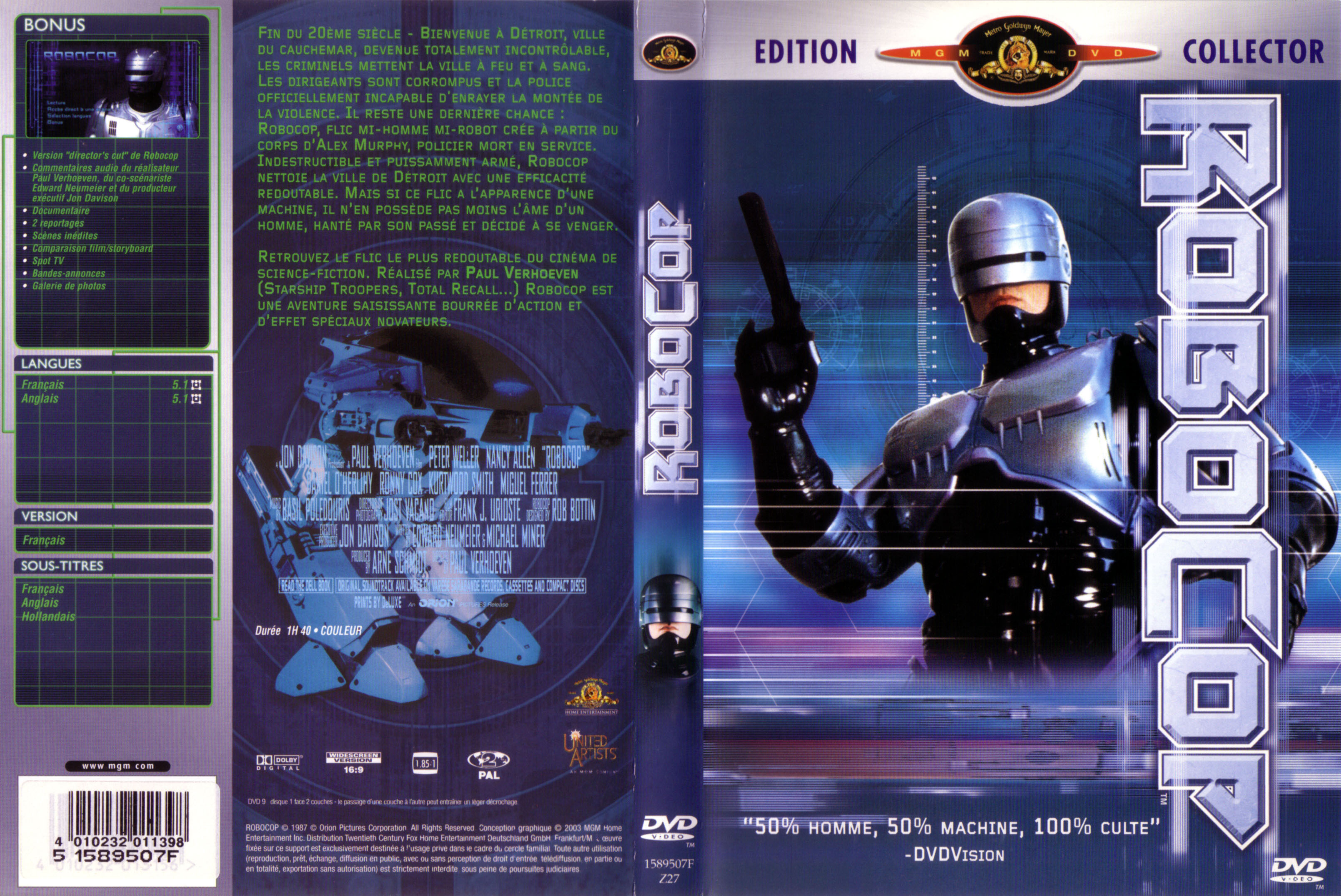 Jaquette DVD Robocop v4