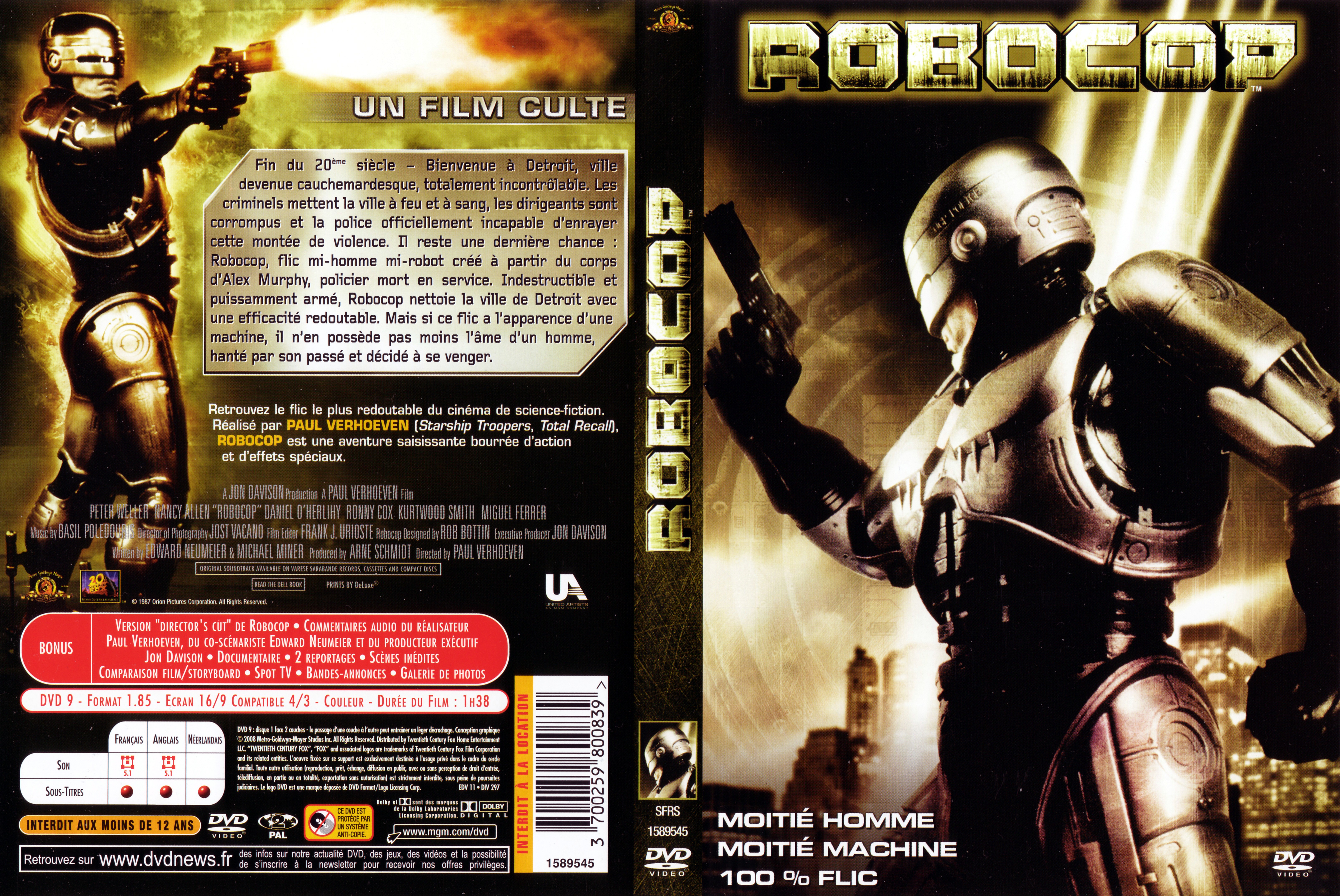 Jaquette DVD Robocop v5