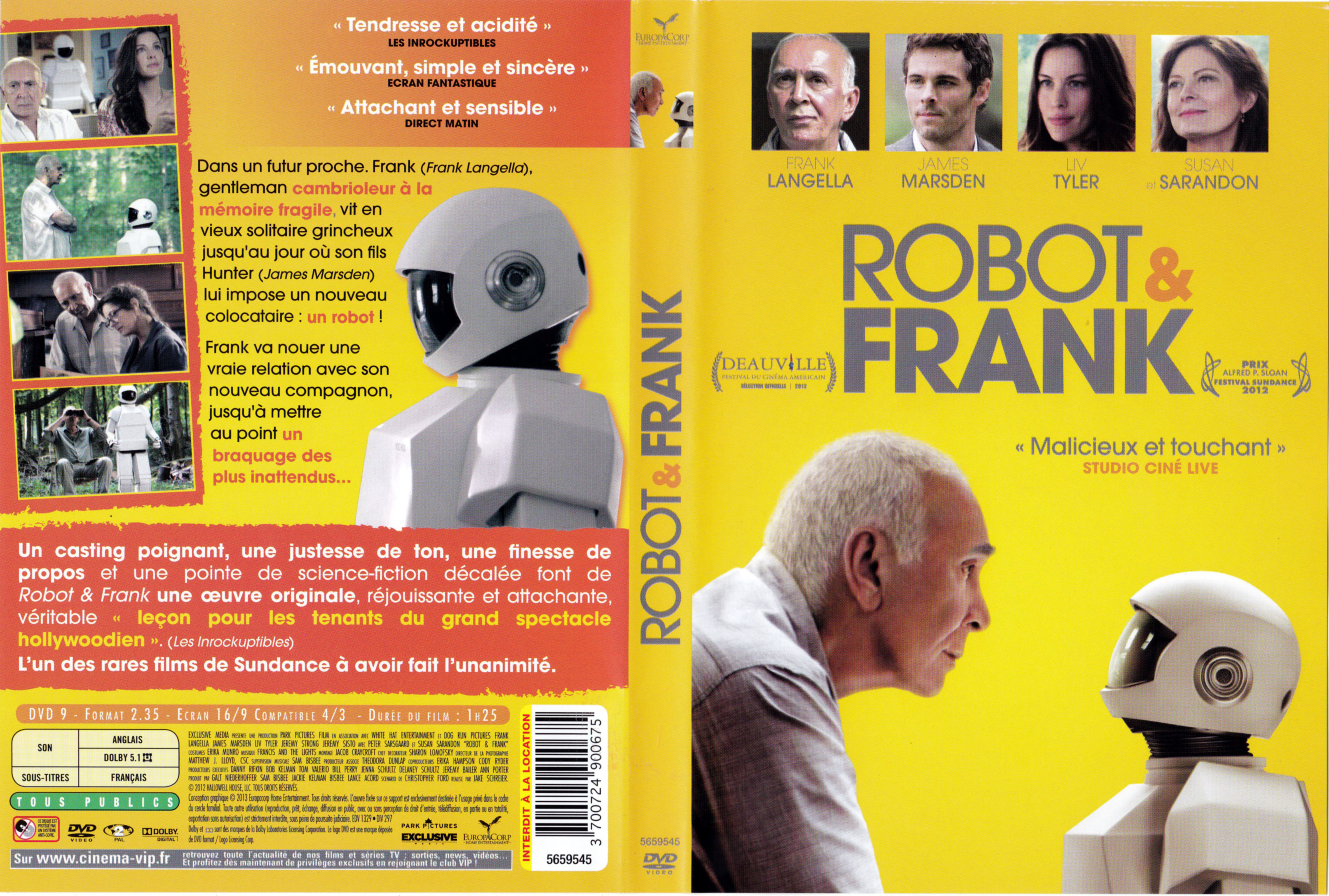Jaquette DVD Robot & Frank