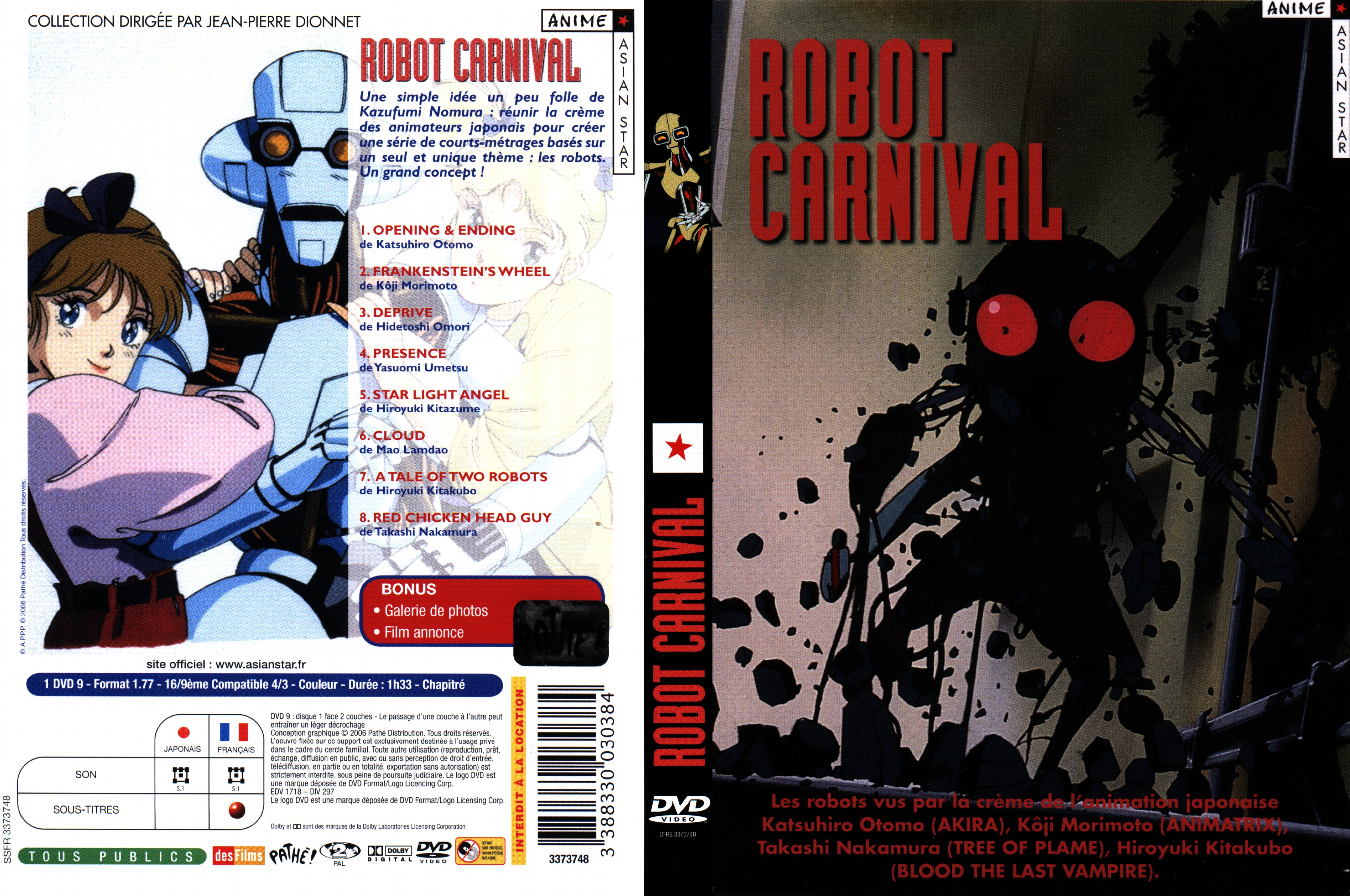 Jaquette DVD Robot carnival vol 01