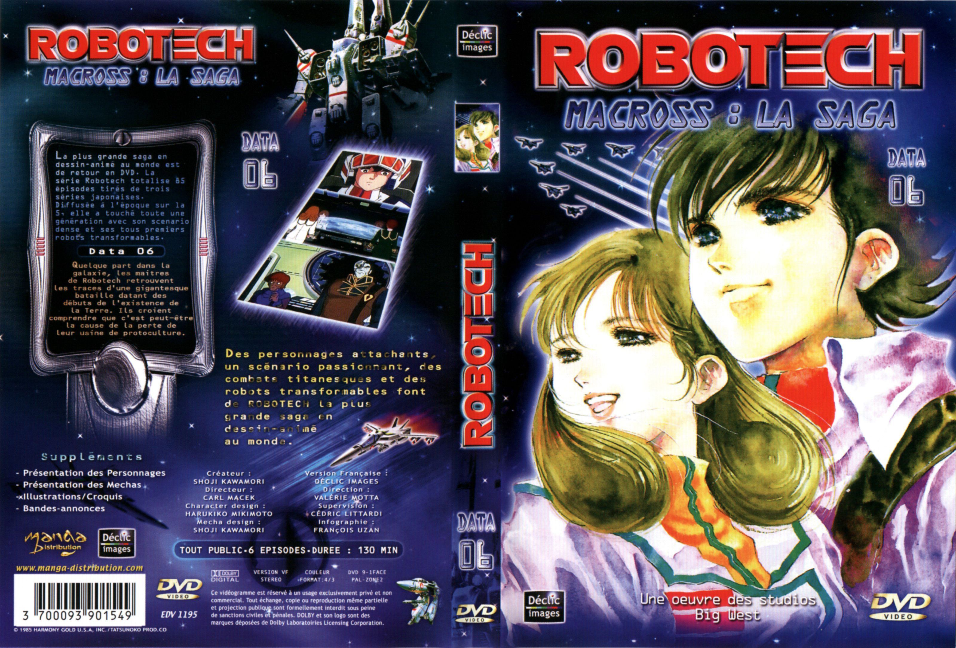 Jaquette DVD Robotech Macross la saga vol 06