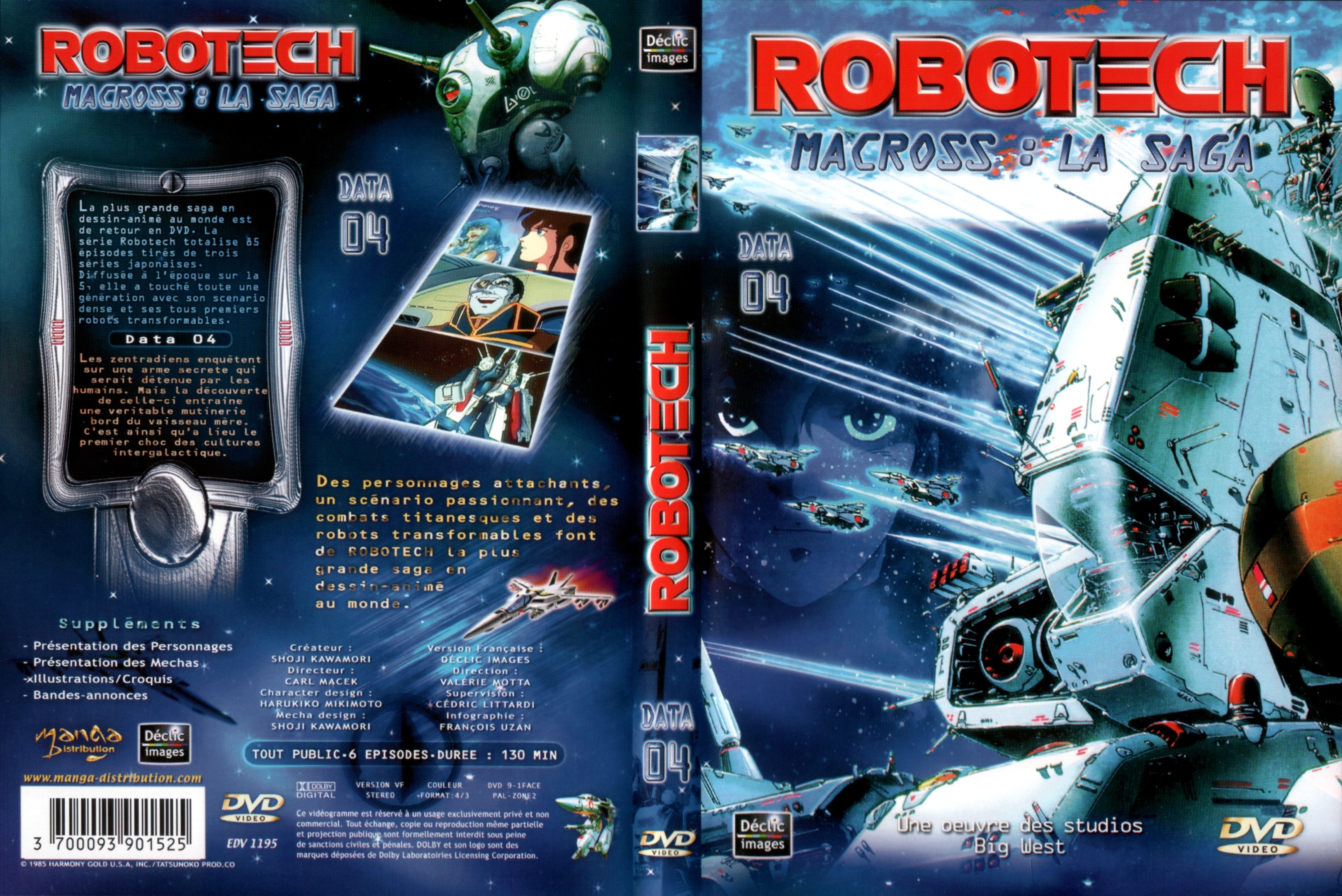 Jaquette DVD Robotech Macross la saga vol 4