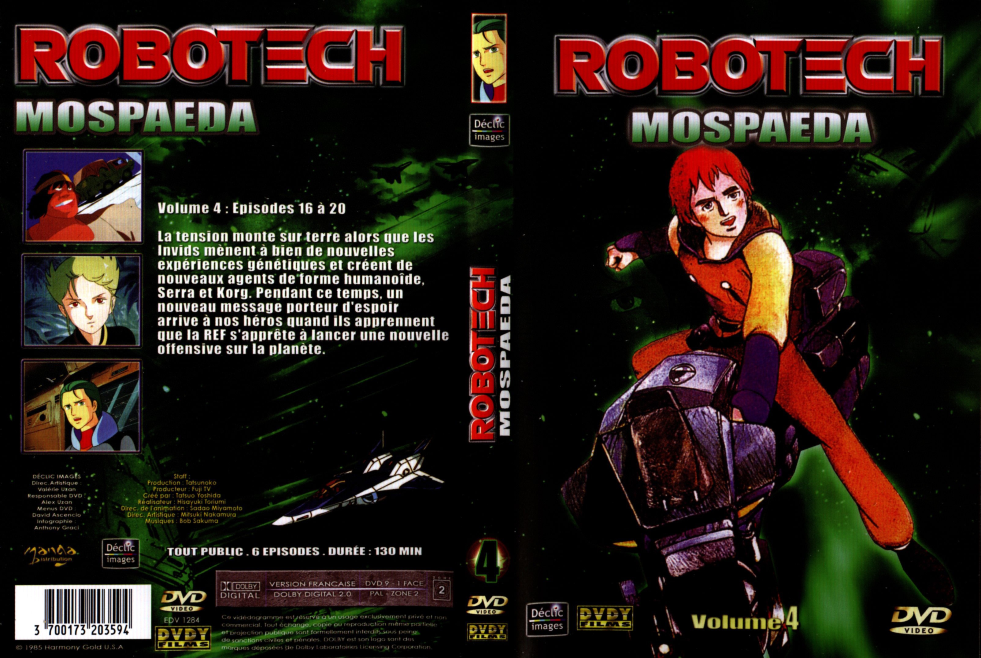 Jaquette DVD Robotech Mospaeda vol 04