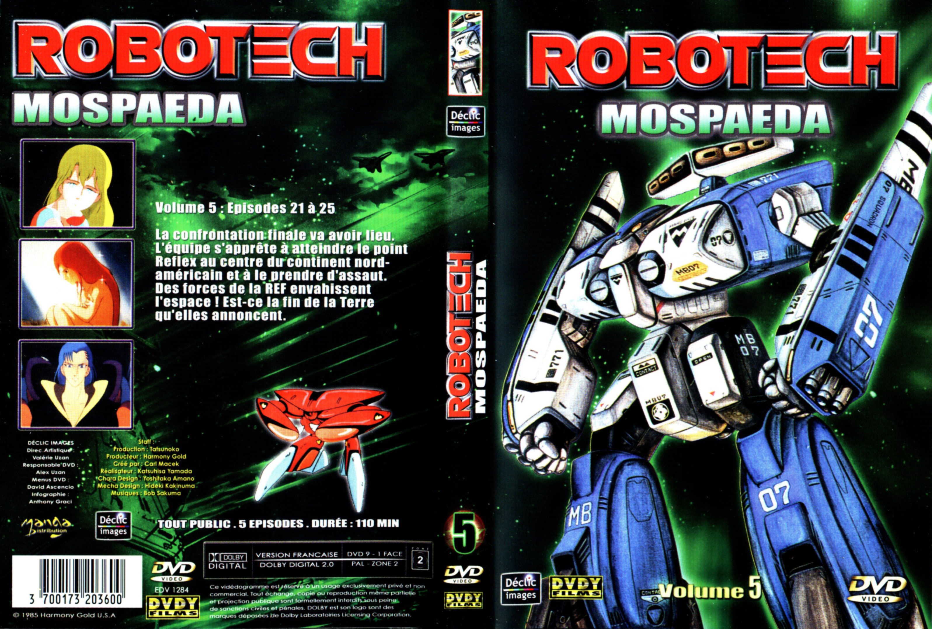 Jaquette DVD Robotech Mospaeda vol 05