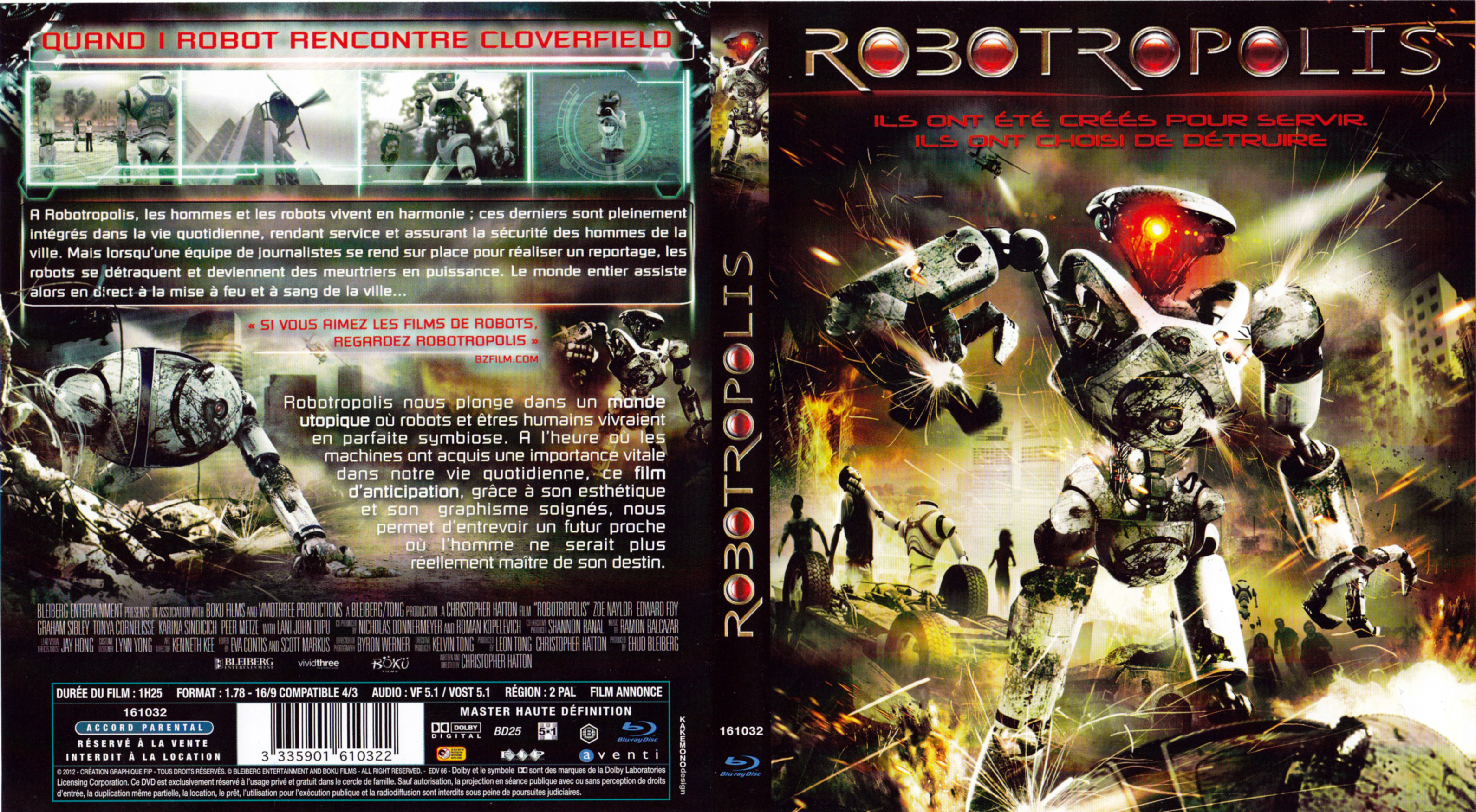 Jaquette DVD Robotropolis (BLU-RAY)