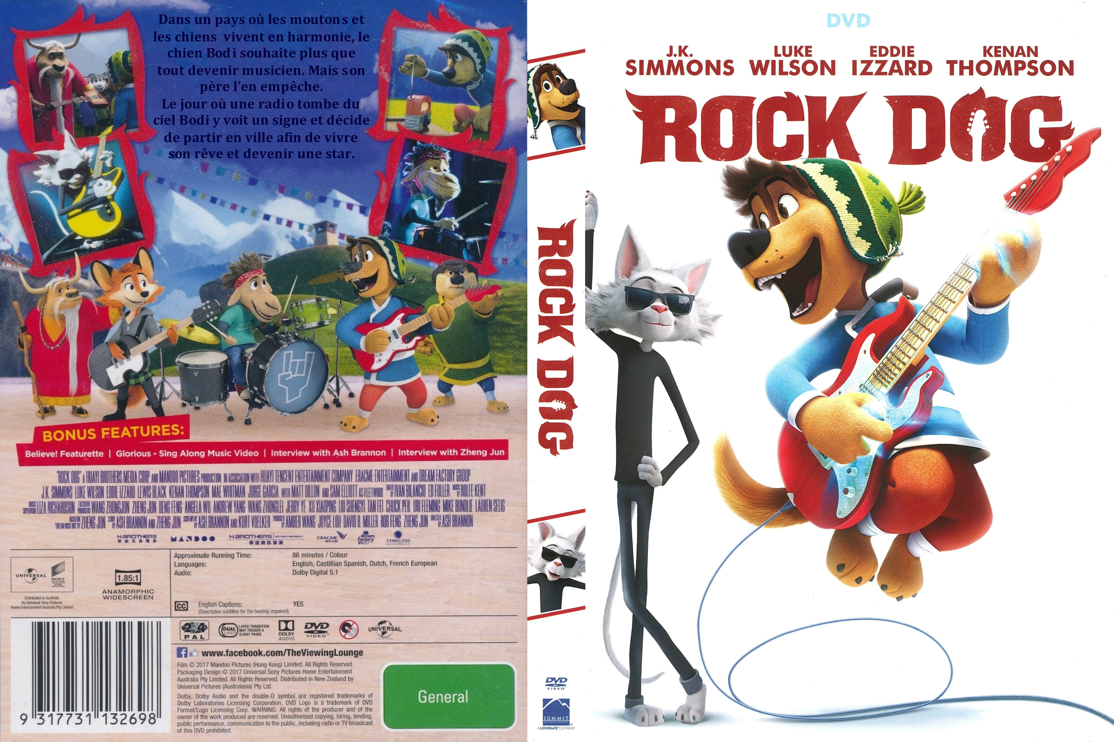 Jaquette DVD Rock Dog