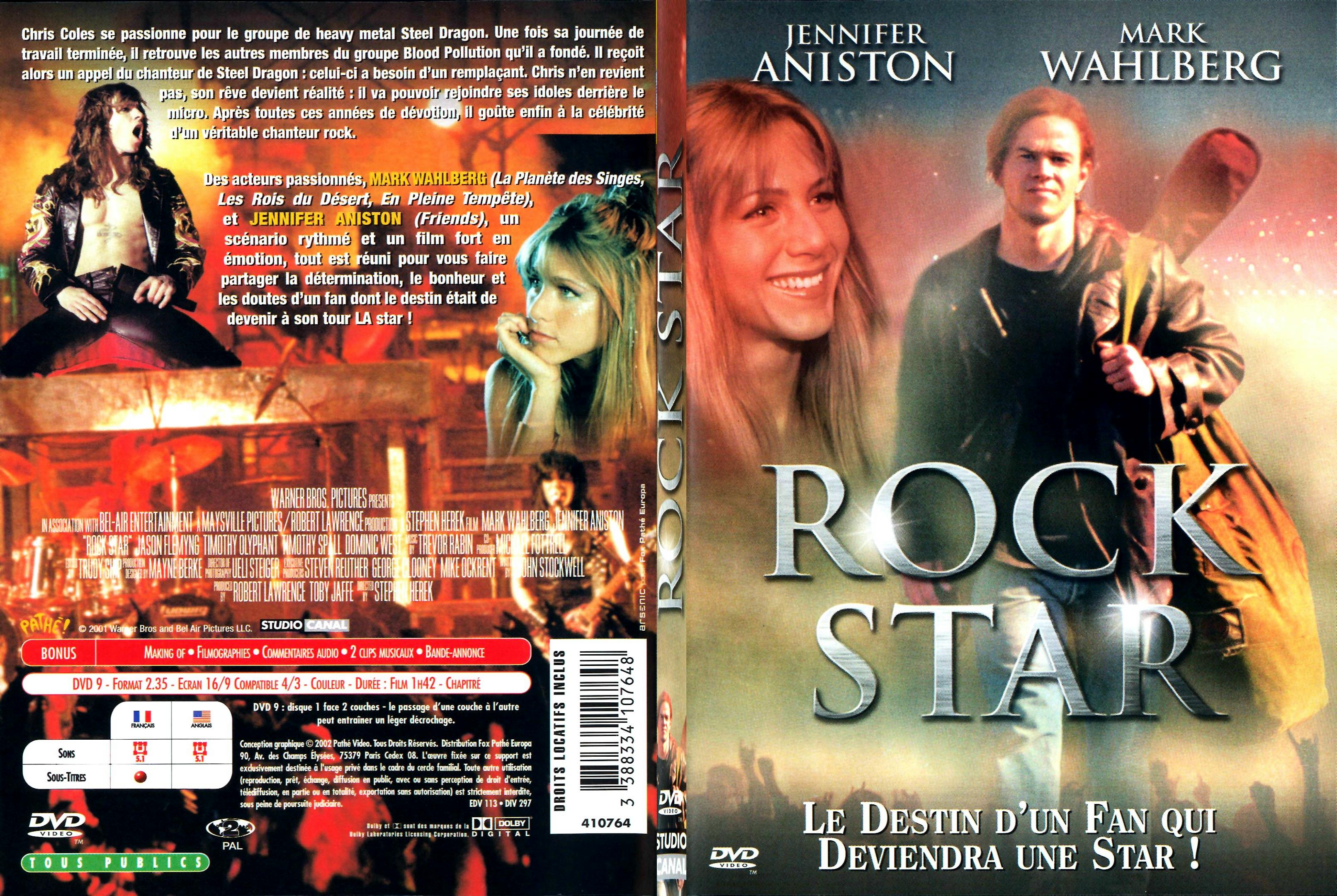Jaquette DVD Rock Star - SLIM
