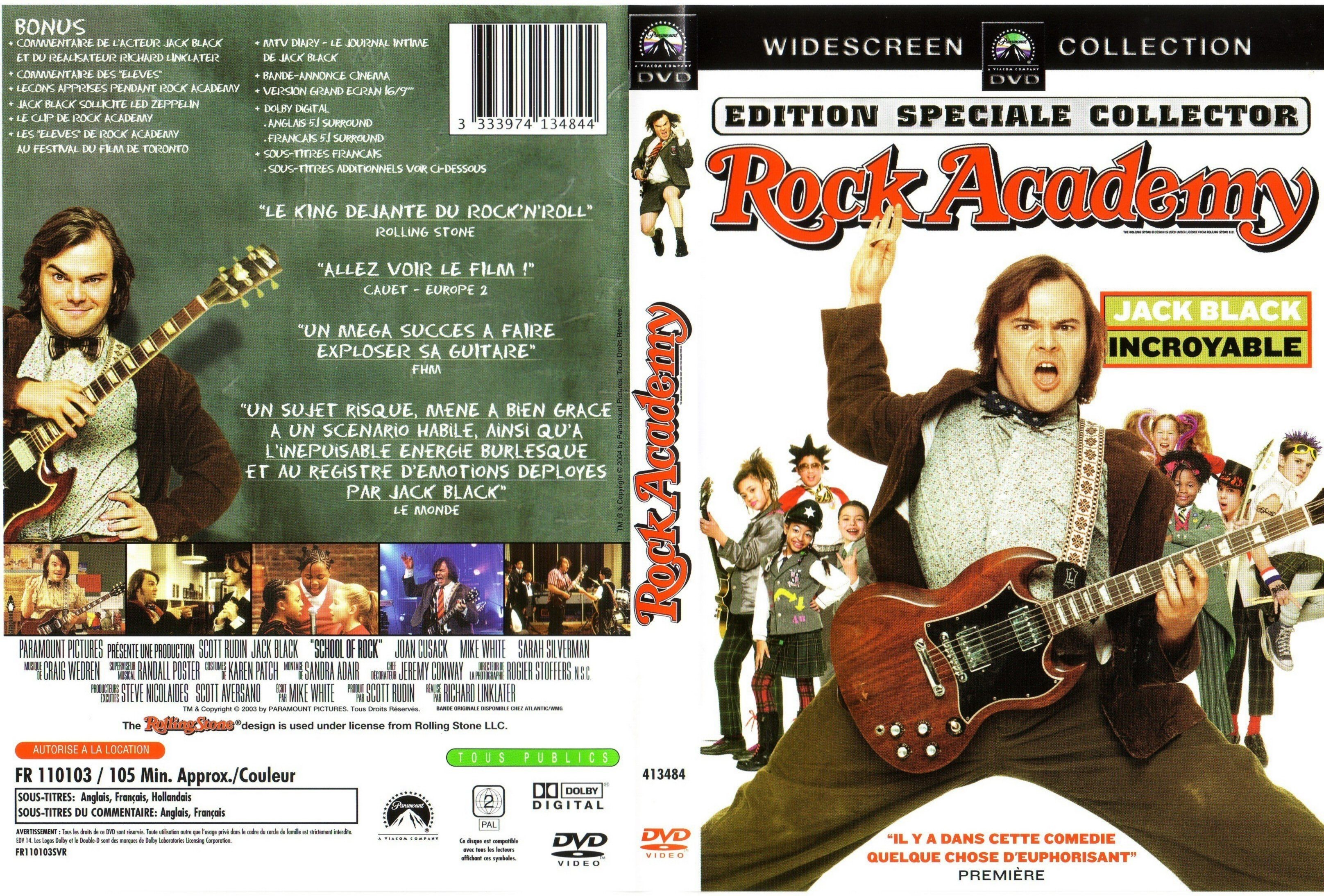 Jaquette DVD Rock academy